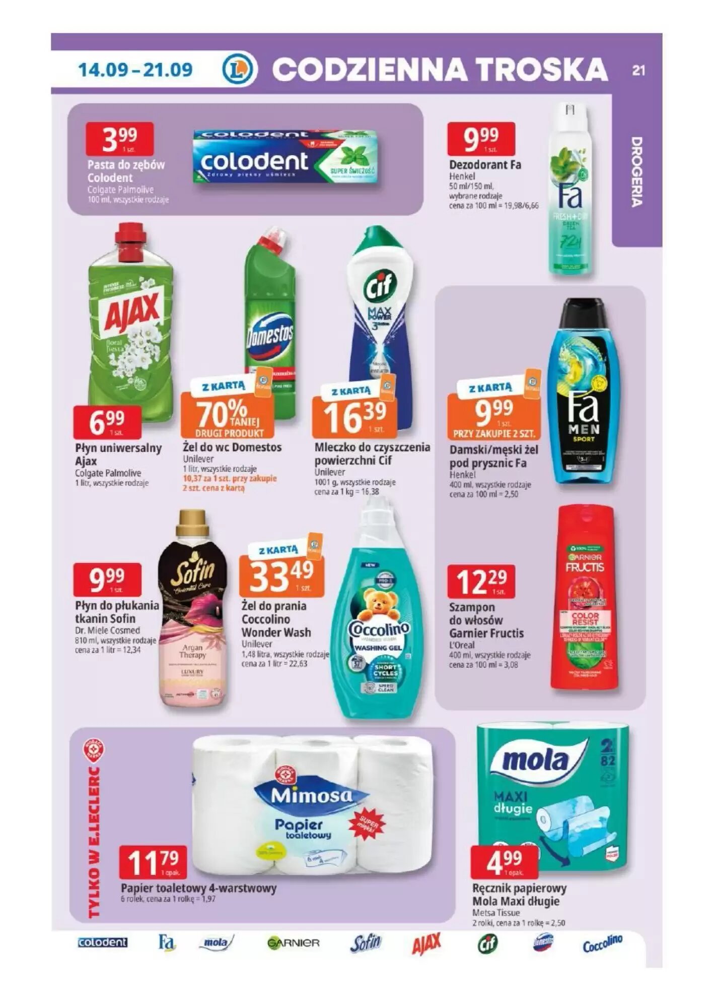 Gazetka promocyjna E.Leclerc  ważna od 14.09.2026 - Strona 21.