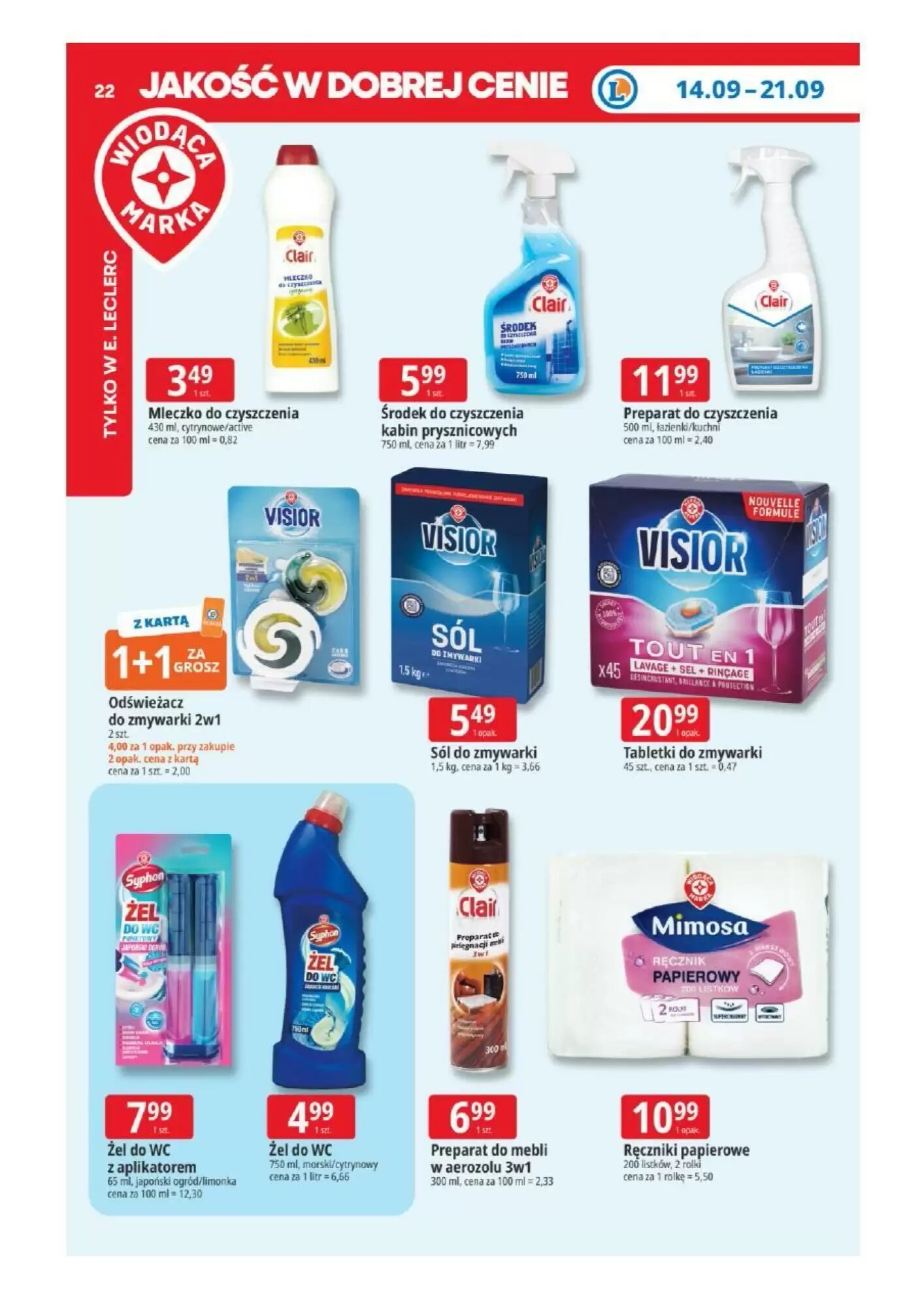 Gazetka promocyjna E.Leclerc  ważna od 14.09.2026 - Strona 22.
