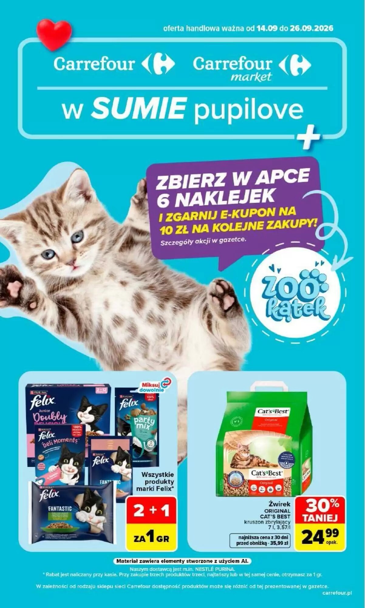 Gazetka promocyjna Carrefour Market  ważna od 14.09.2026 - Strona 1.