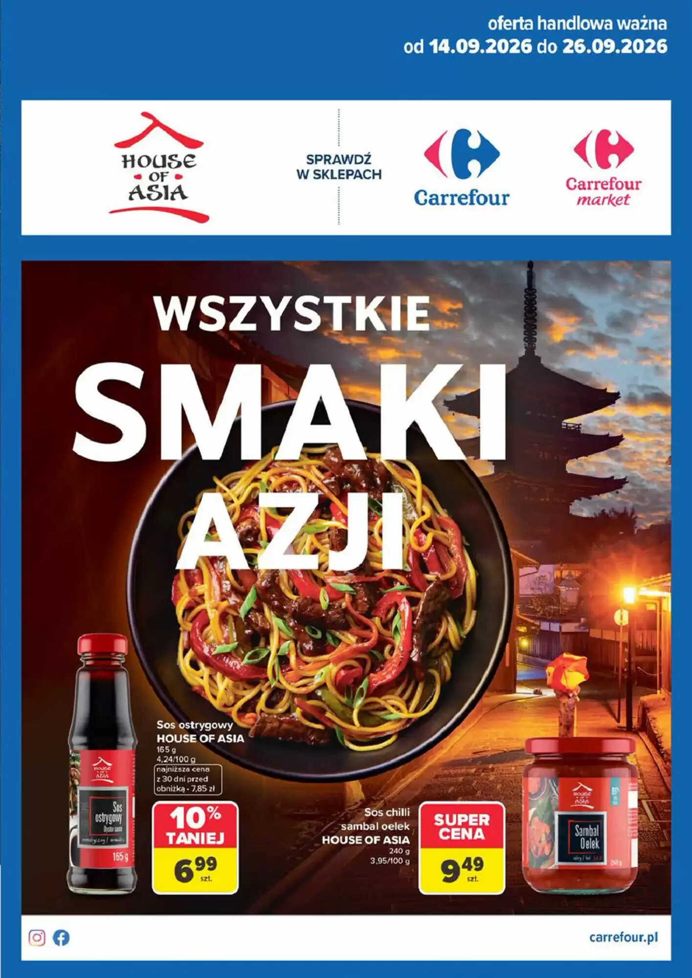 Gazetka promocyjna Carrefour Market  ważna od 14.09.2026 - Strona 1.