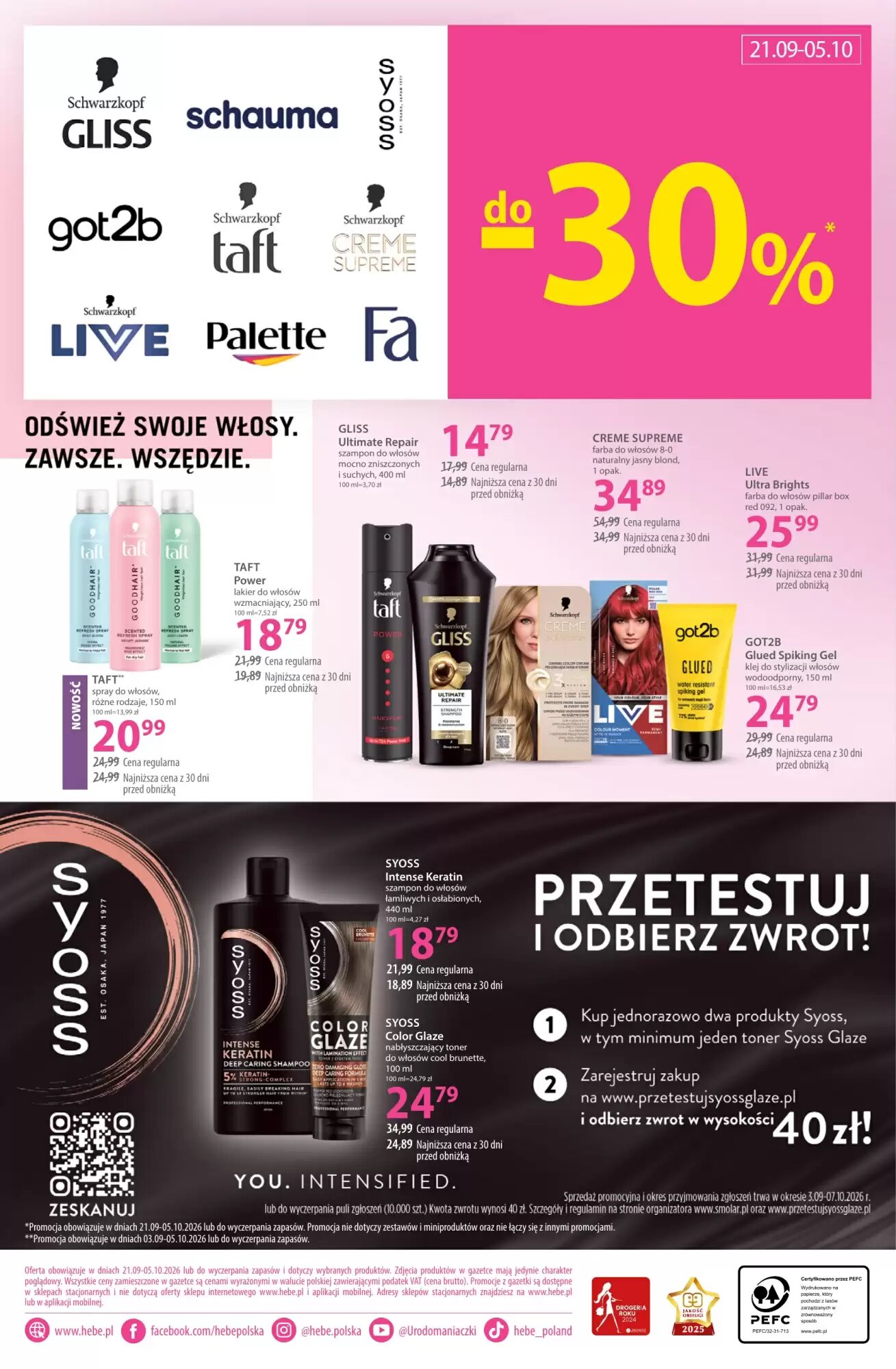 Gazetka promocyjna Hebe  ważna od 14.09.2026 - Strona 20.