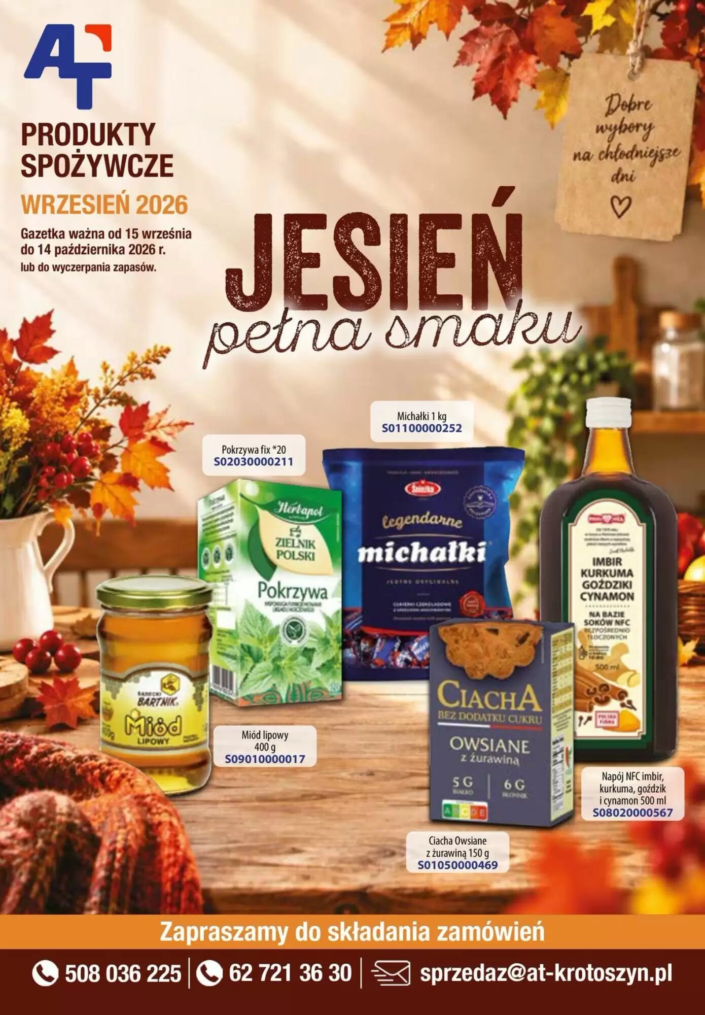 Gazetka promocyjna AT  ważna od 15.09.2026 - Strona 1.