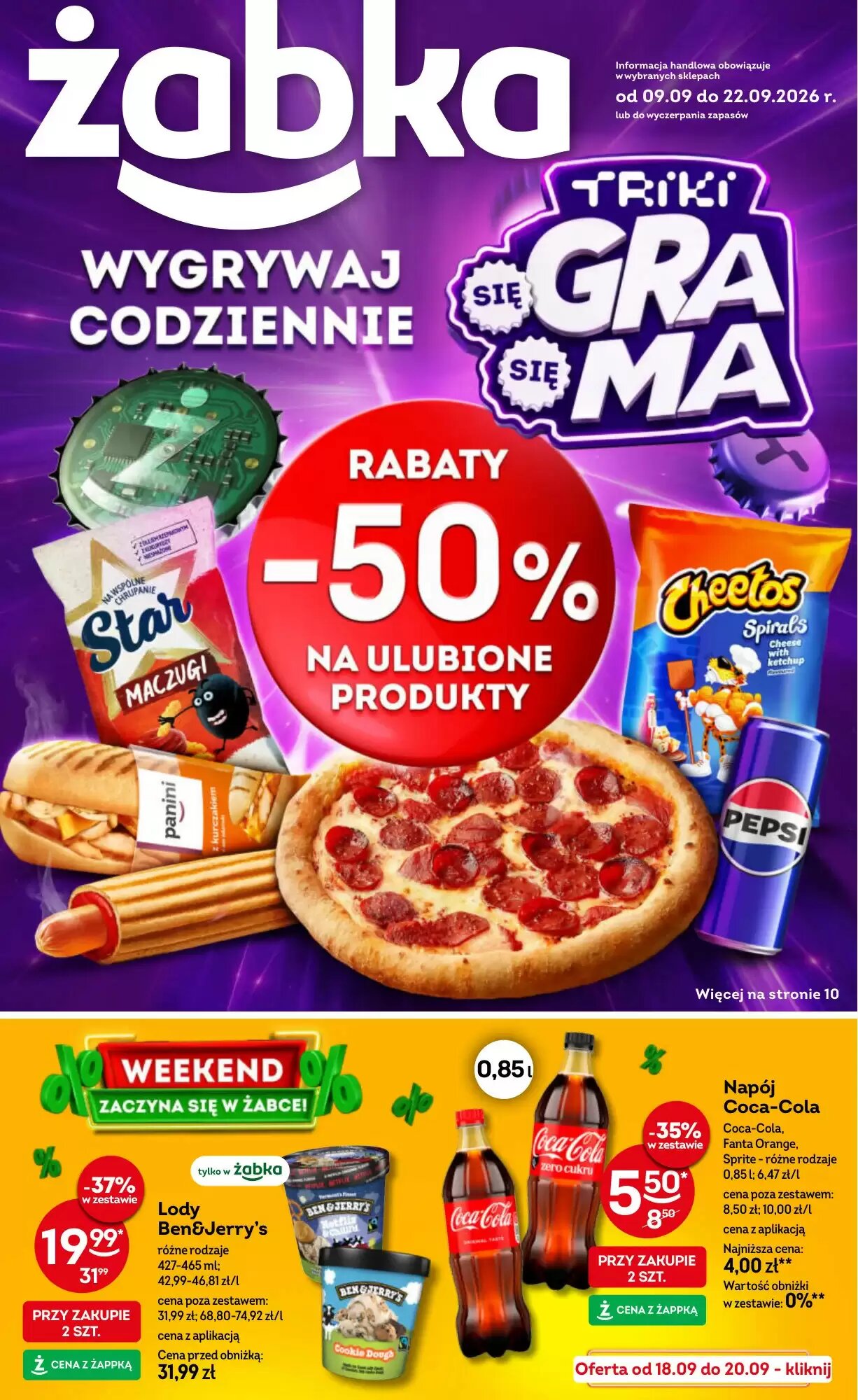Gazetka promocyjna Żabka ważna od 16.09.2026 - Strona 1.