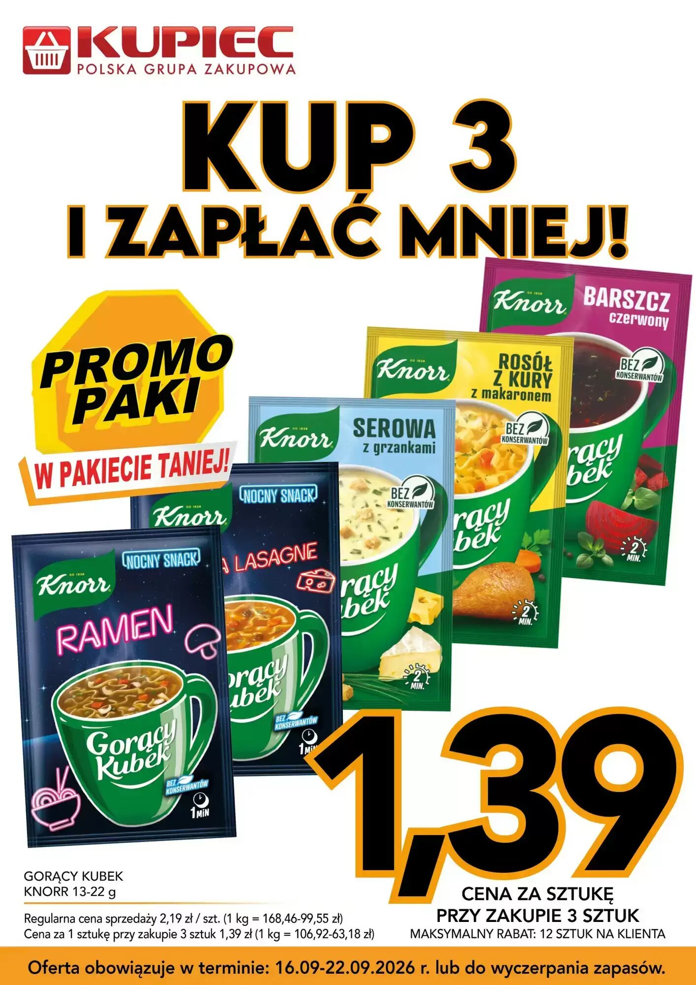 Gazetka promocyjna Kupiec  ważna od 16.09.2026 - Strona 3.