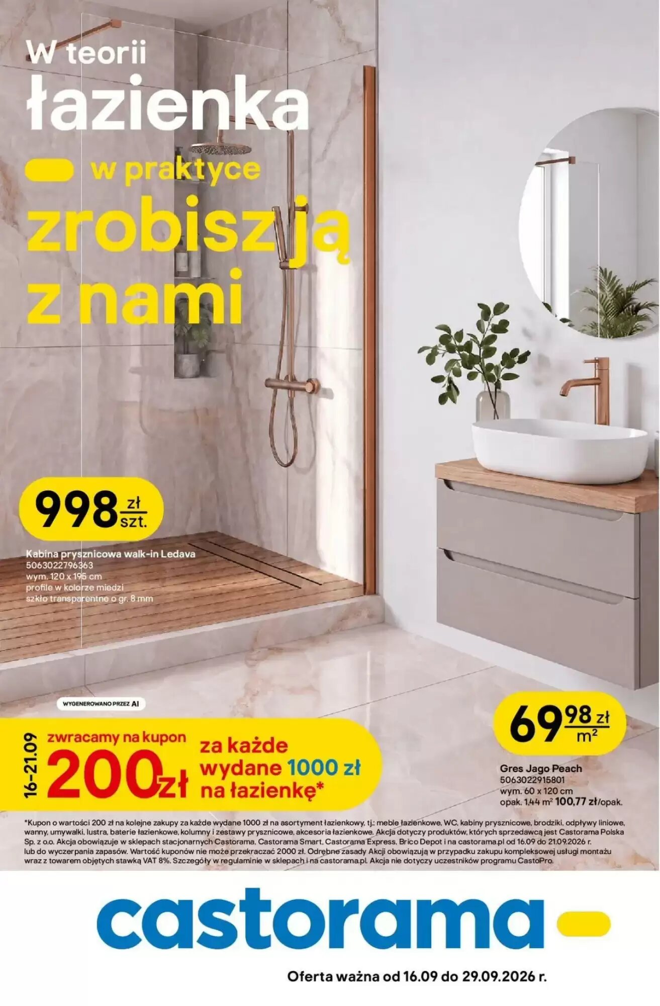 Gazetka promocyjna Castorama  ważna od 16.09.2026 - Strona 1.
