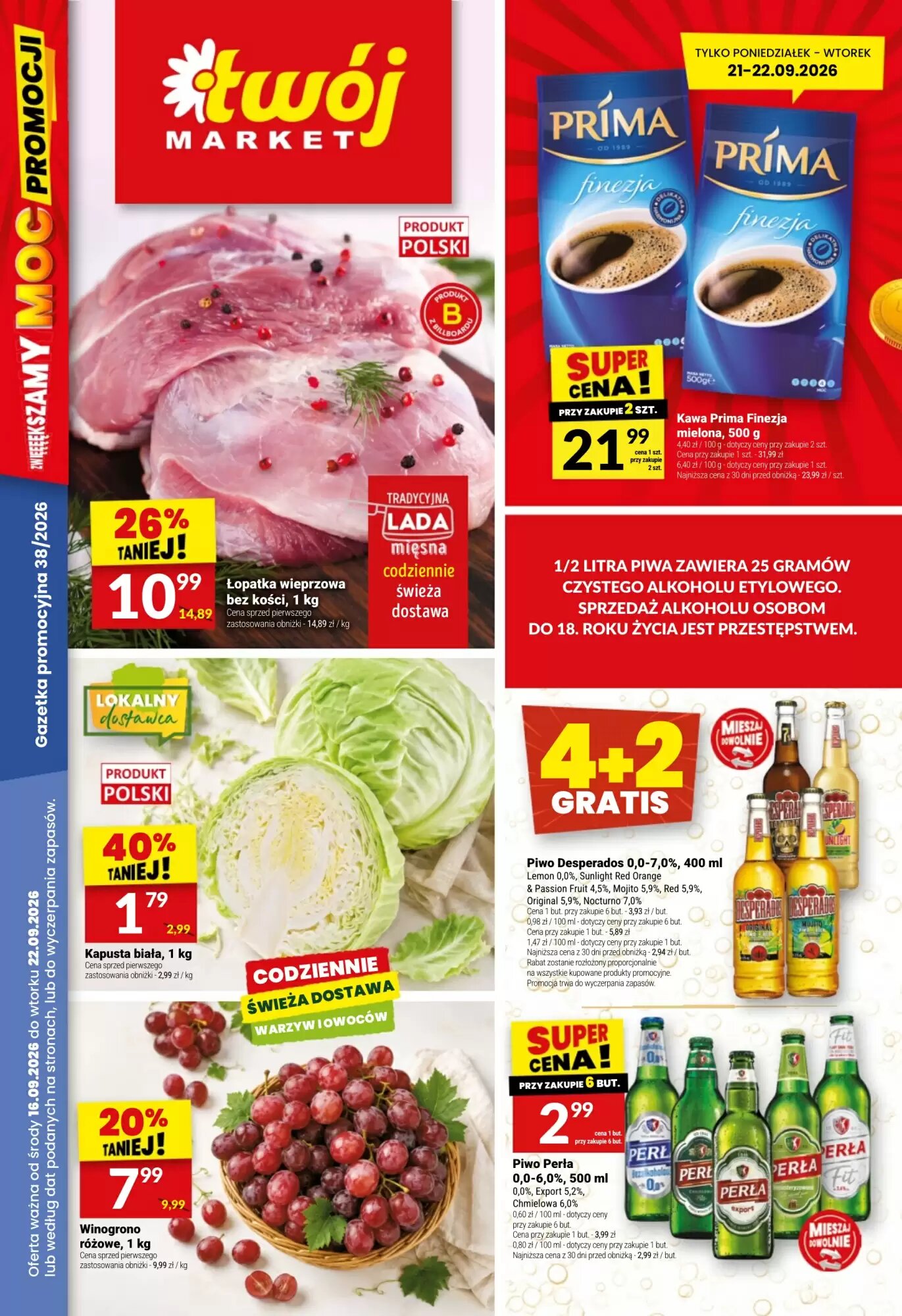Gazetka promocyjna Twój Market ważna od 16.09.2026 - Strona 1.
