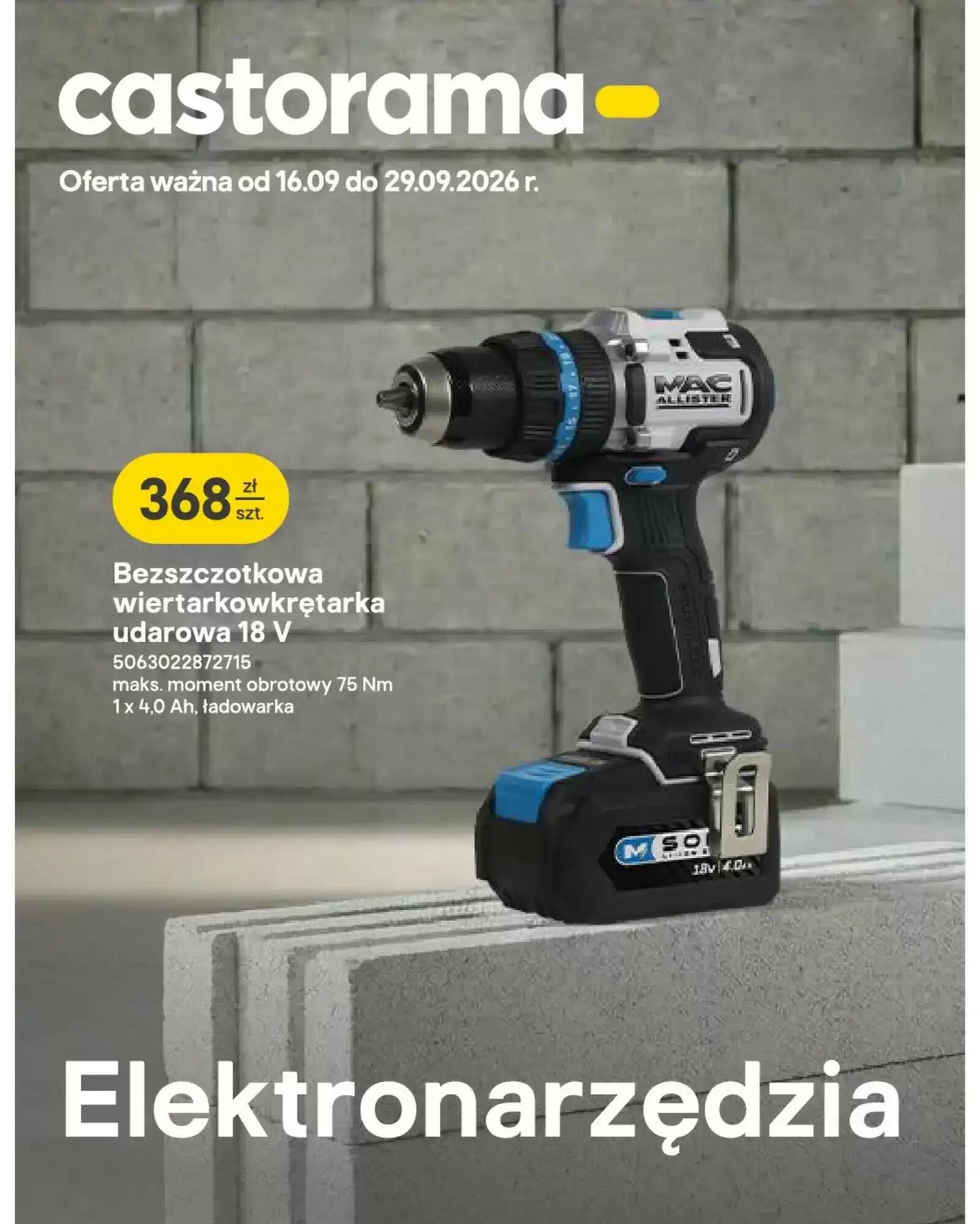 Gazetka promocyjna Castorama ważna od 16.09.2026 - Strona 1.