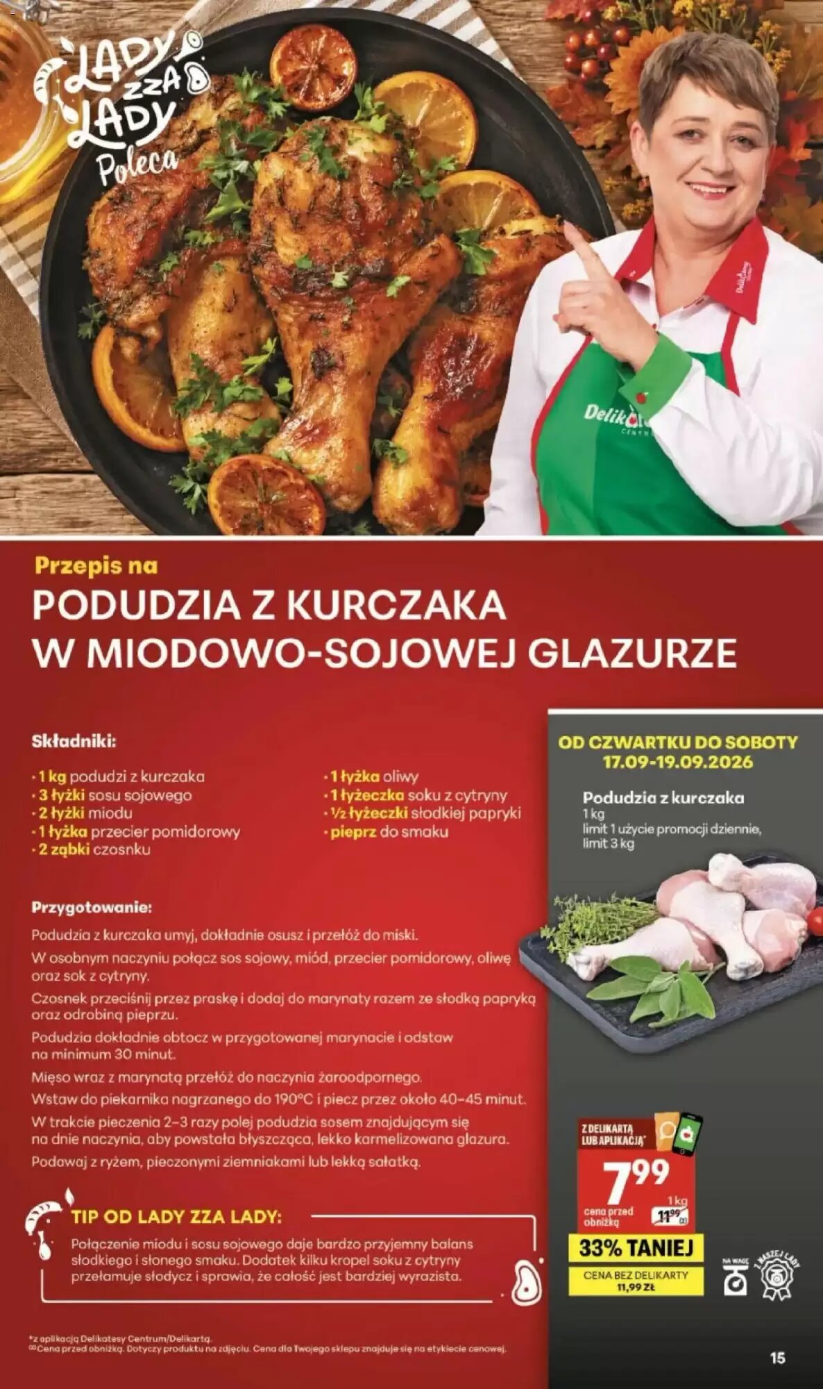 Gazetka promocyjna Delikatesy Centrum  ważna od 17.09.2026 - Strona 15.