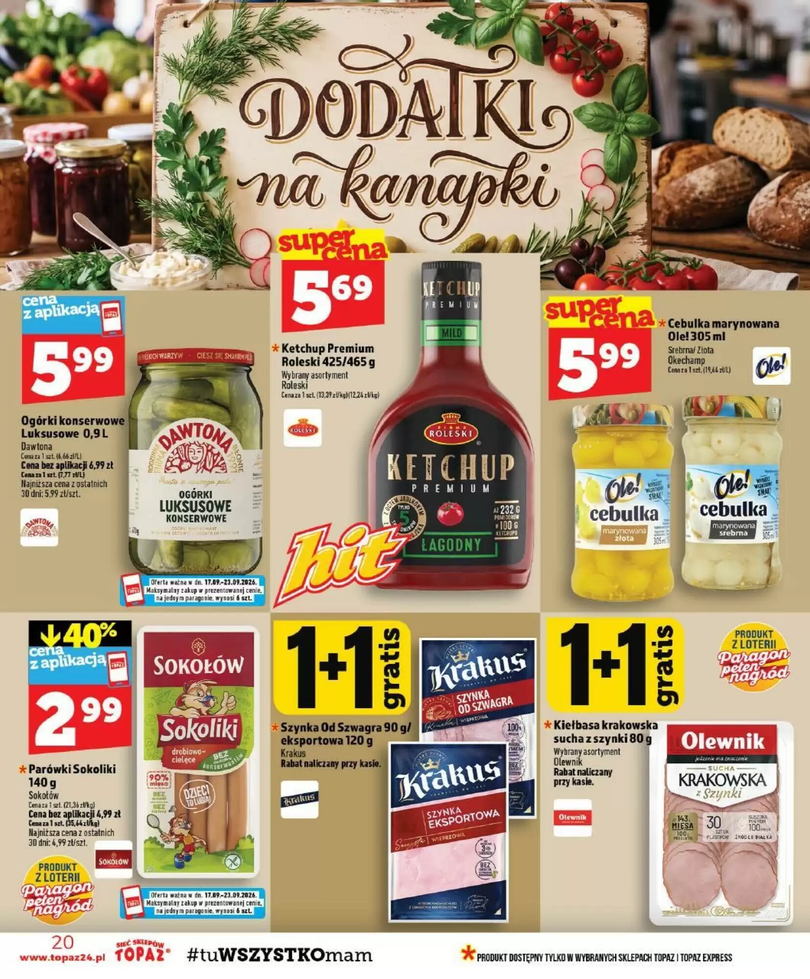 Gazetka promocyjna Topaz  ważna od 17.09.2026 - Strona 20.