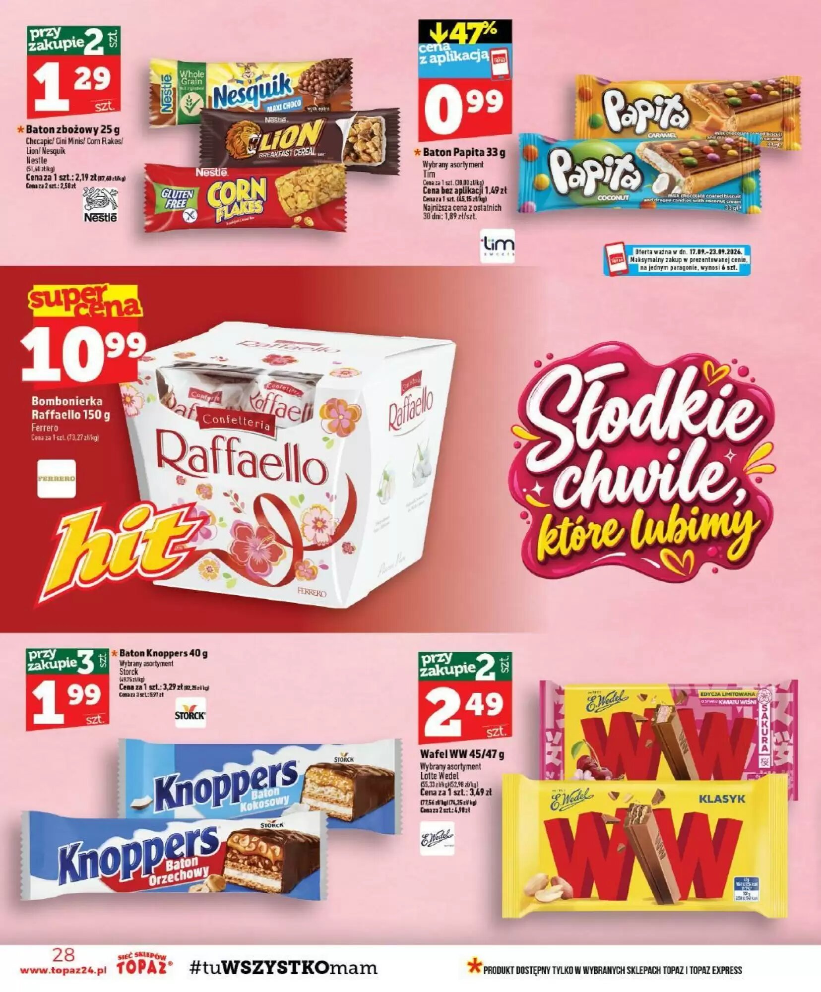Gazetka promocyjna Topaz  ważna od 17.09.2026 - Strona 28.