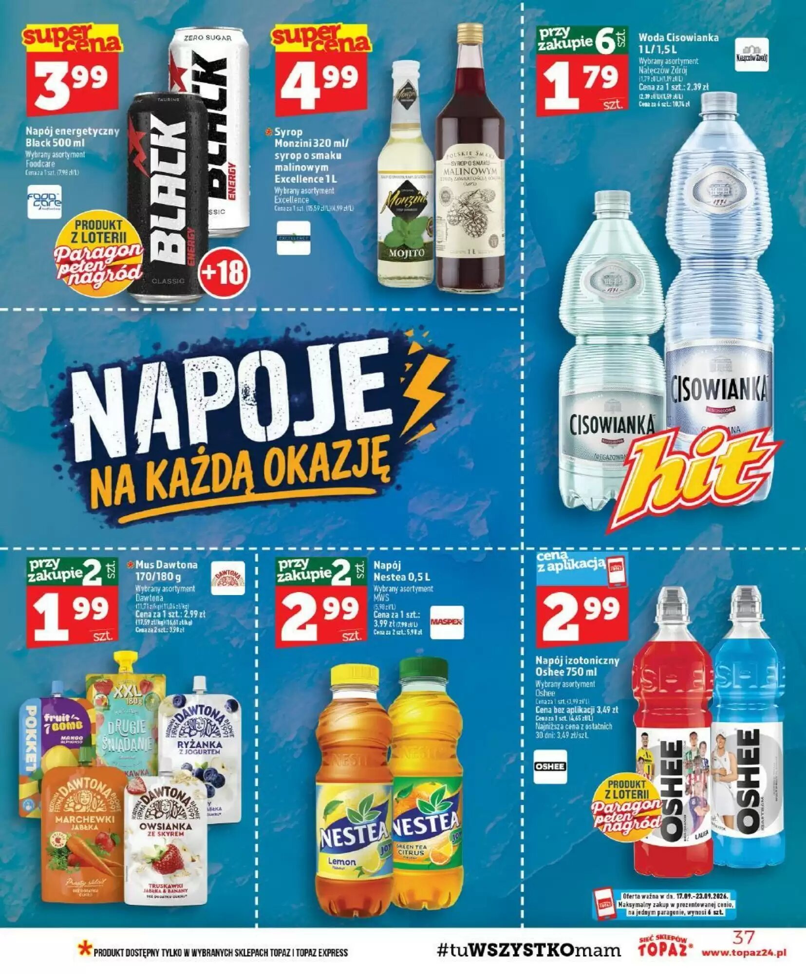 Gazetka promocyjna Topaz  ważna od 17.09.2026 - Strona 37.