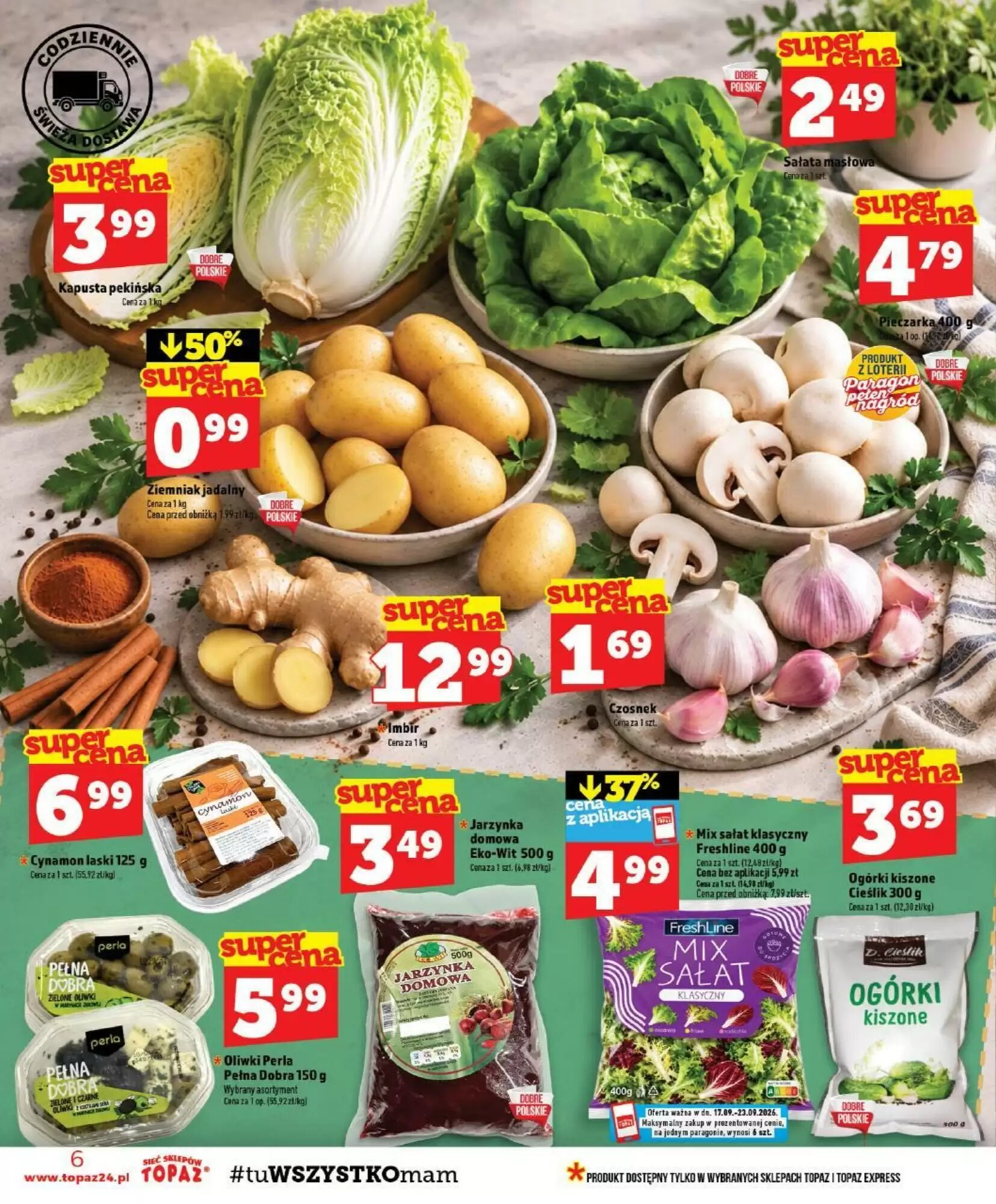 Gazetka promocyjna Topaz  ważna od 17.09.2026 - Strona 6.
