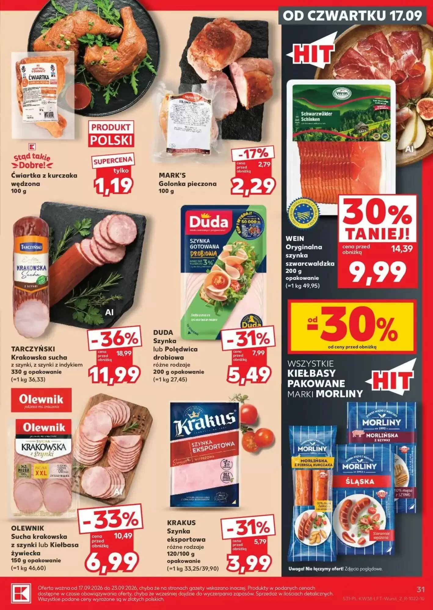 Gazetka promocyjna Kaufland  ważna od 17.09.2026 - Strona 31.