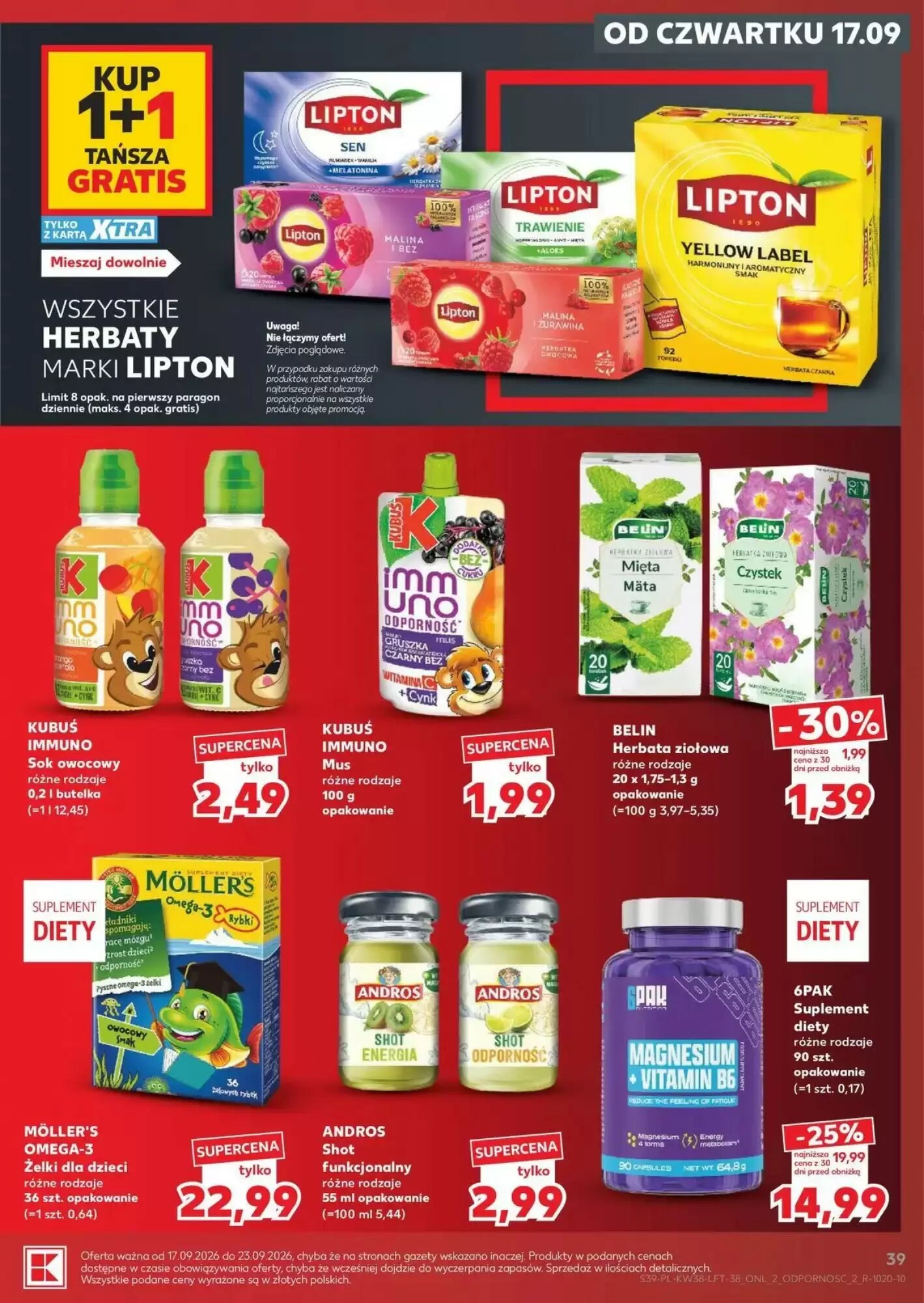 Gazetka promocyjna Kaufland  ważna od 17.09.2026 - Strona 39.