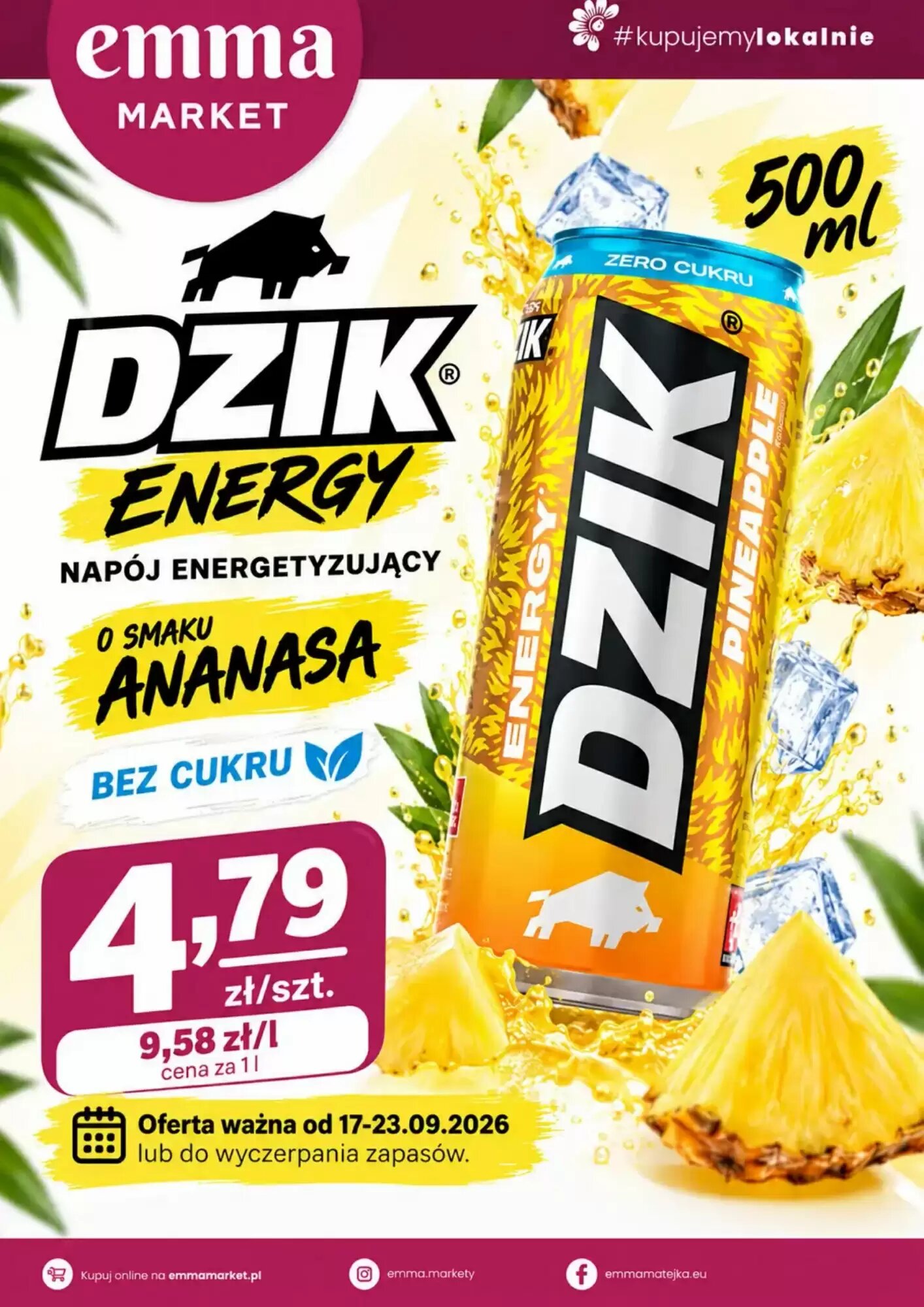 Gazetka promocyjna EMMA market ważna od 17.09.2026 - Strona 1.