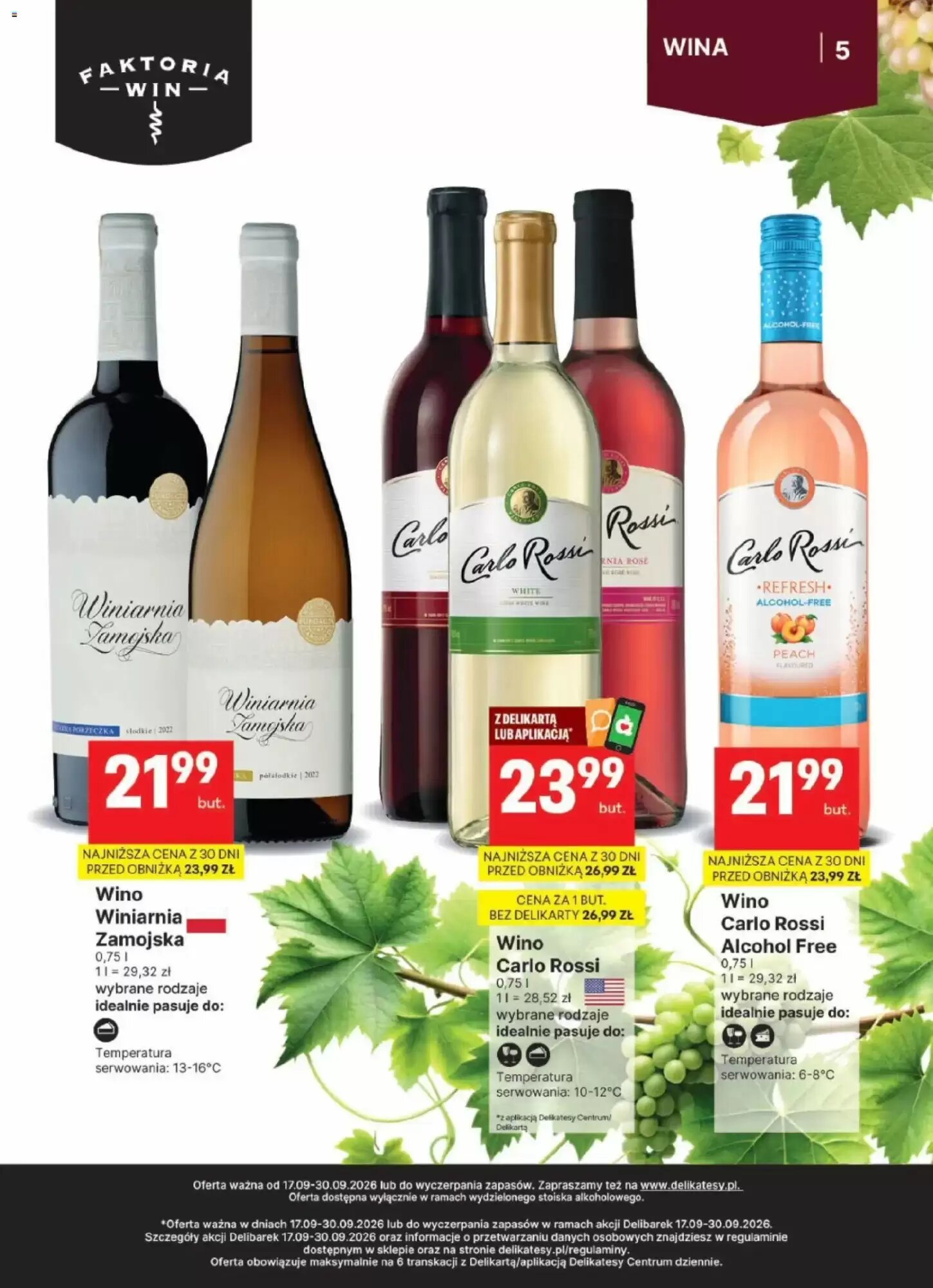 Gazetka promocyjna Delikatesy Centrum  ważna od 17.09.2026 - Strona 5.