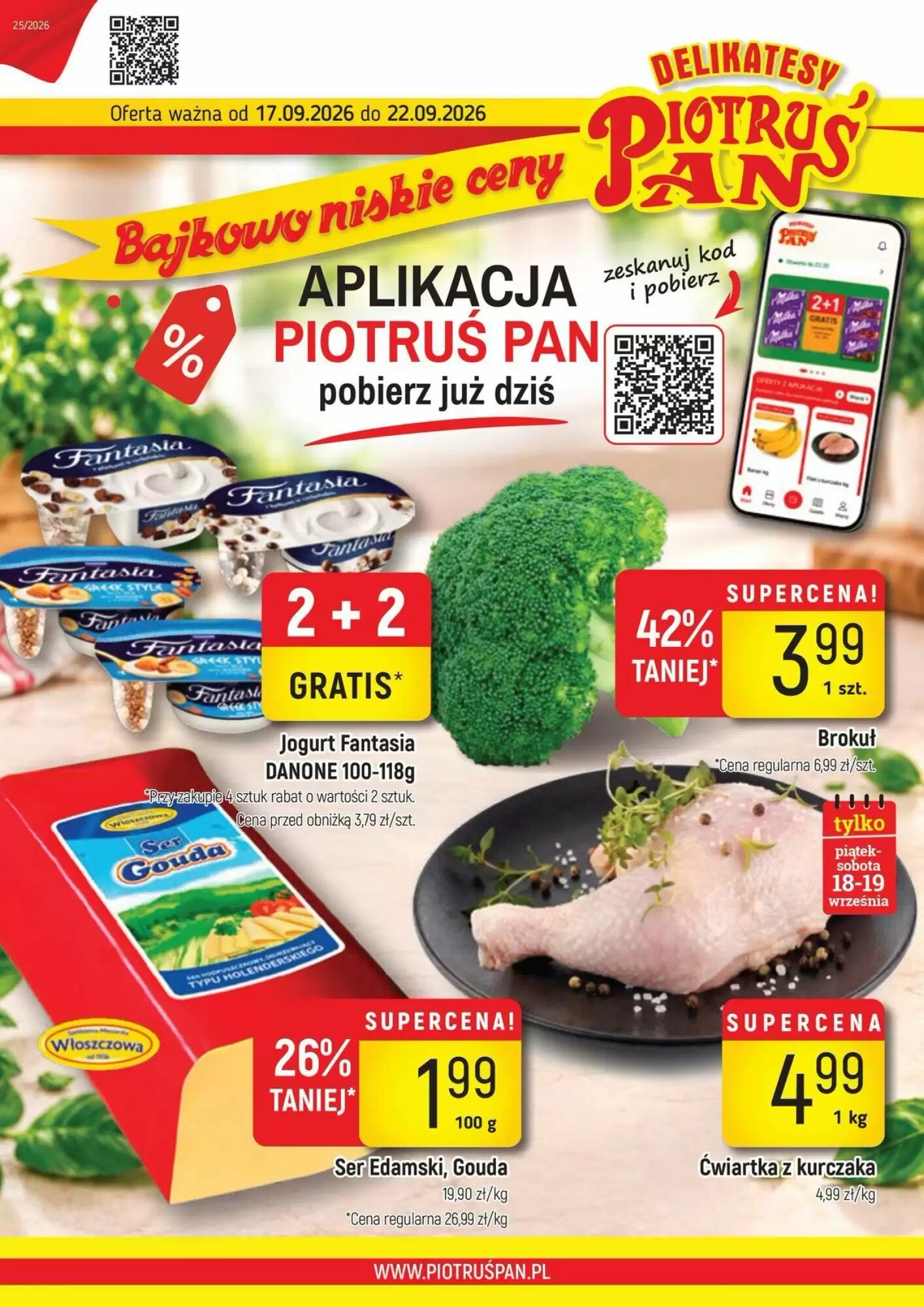 Gazetka promocyjna Delikatesy Piotruś Pan ważna od 17.09.2026 - Strona 1.