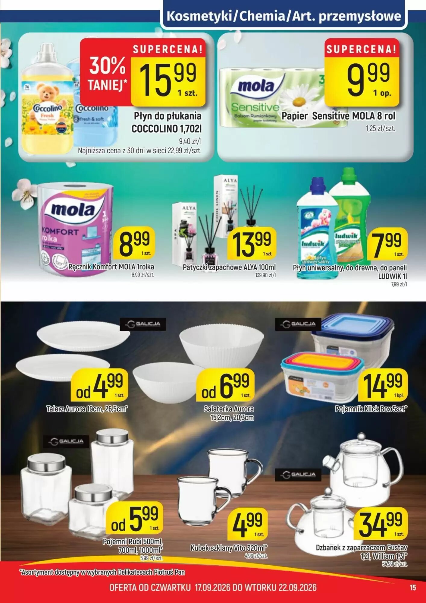 Gazetka promocyjna Delikatesy Piotruś Pan  ważna od 17.09.2026 - Strona 15.