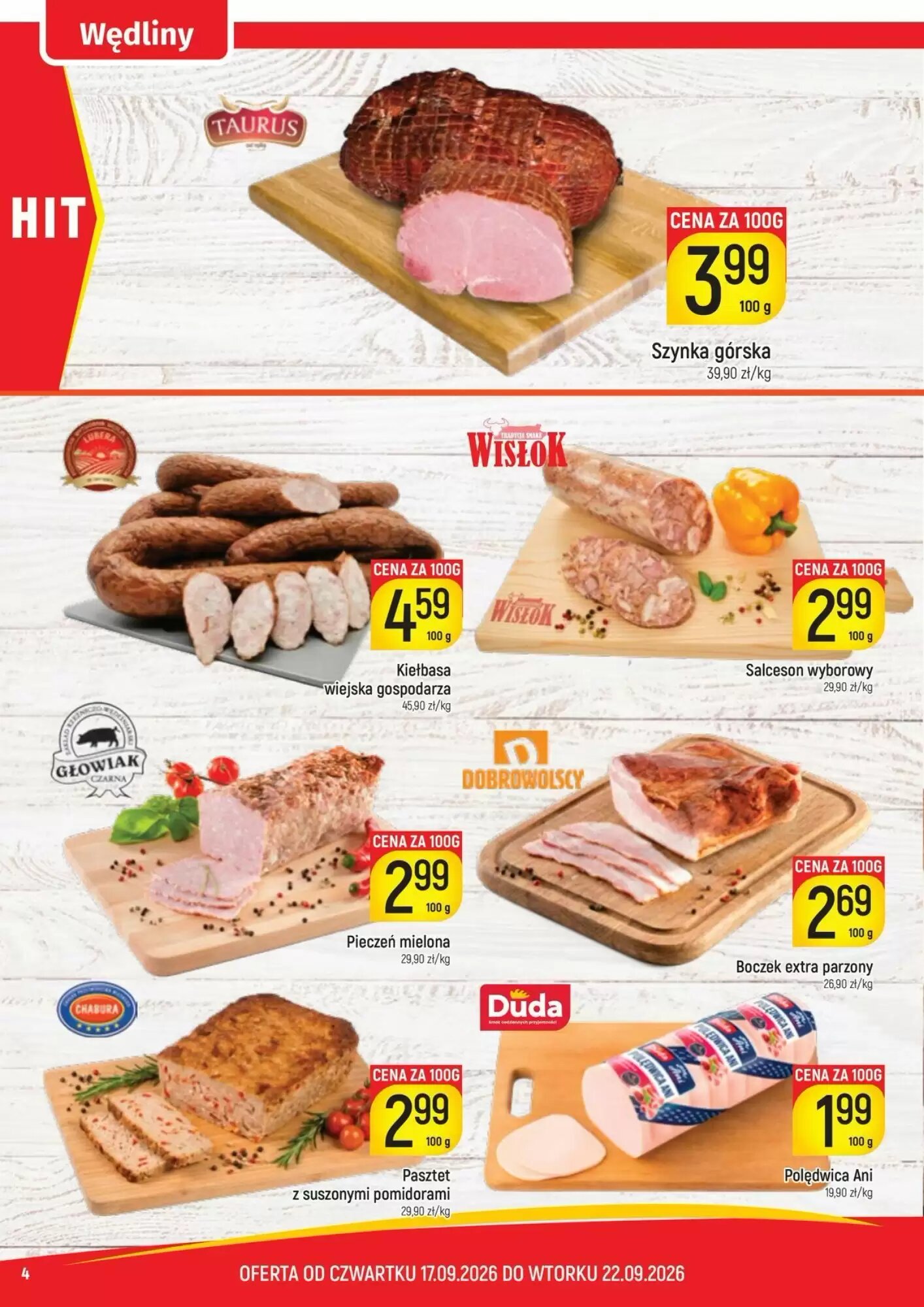 Gazetka promocyjna Delikatesy Piotruś Pan  ważna od 17.09.2026 - Strona 4.