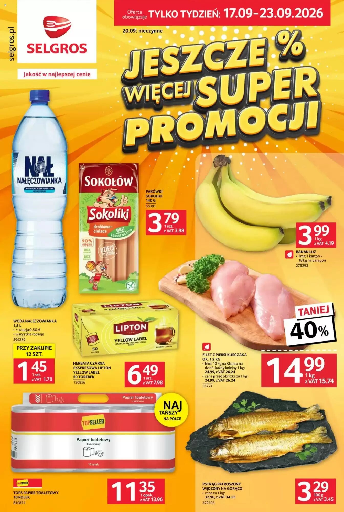 Gazetka promocyjna Selgros ważna od 17.09.2026 - Strona 1.
