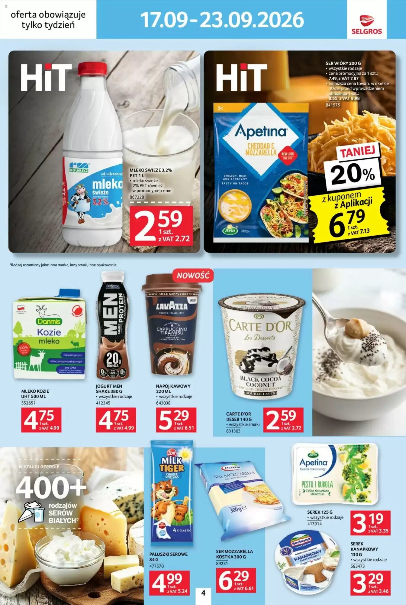 Gazetka promocyjna Selgros  ważna od 17.09.2026 - Strona 4.