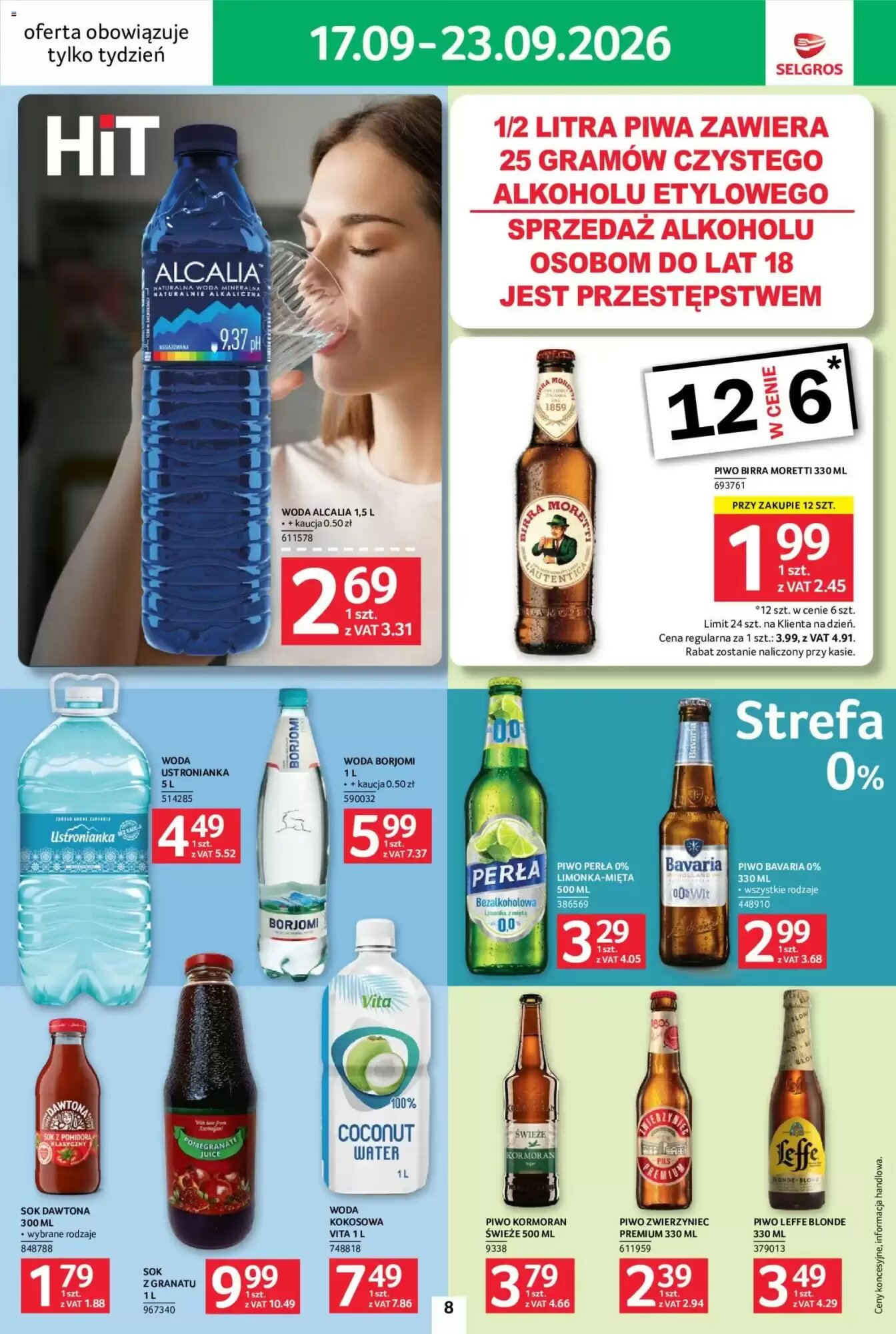 Gazetka promocyjna Selgros  ważna od 17.09.2026 - Strona 8.