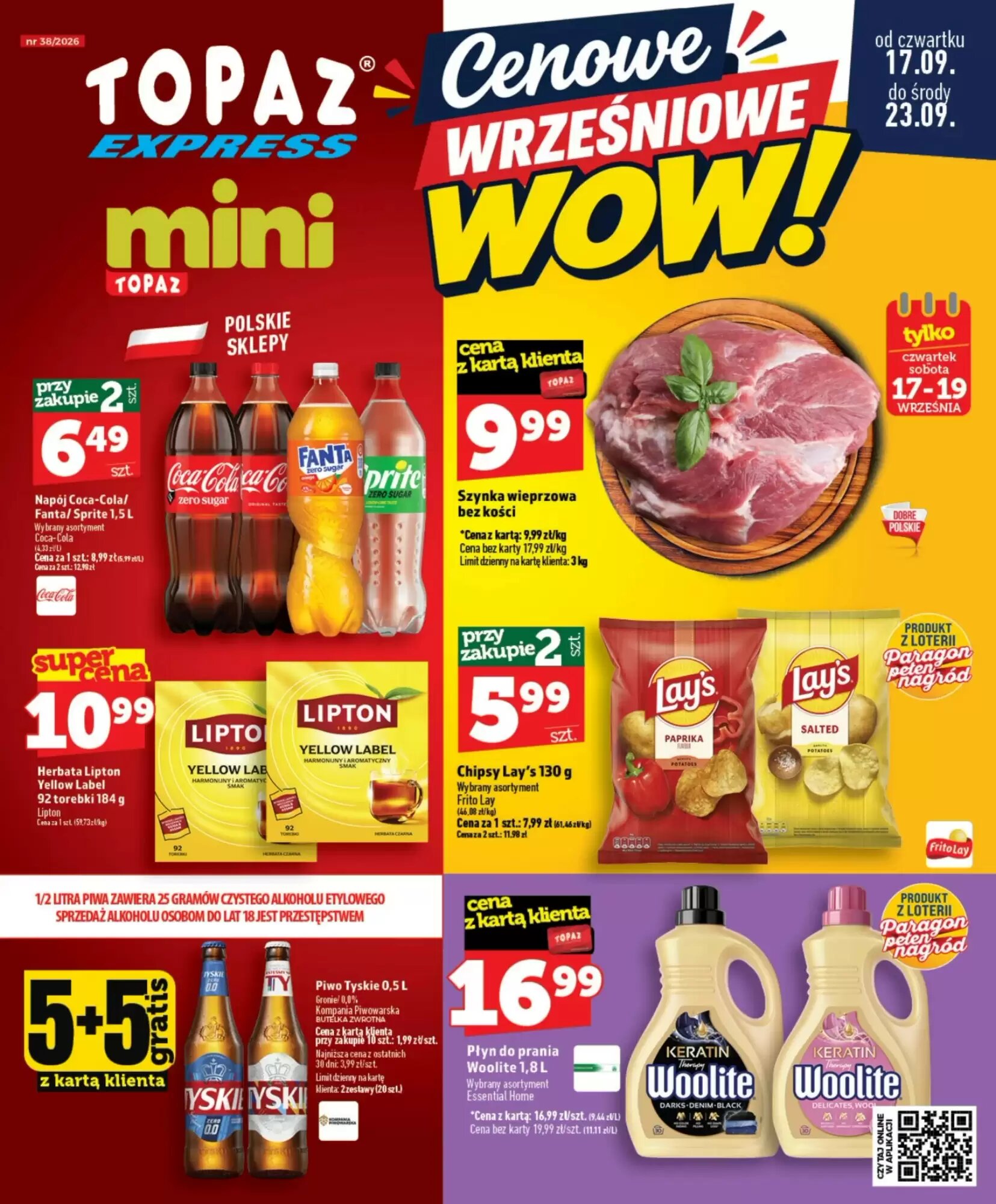 Gazetka promocyjna Topaz Express  ważna od 17.09.2026 - Strona 1.
