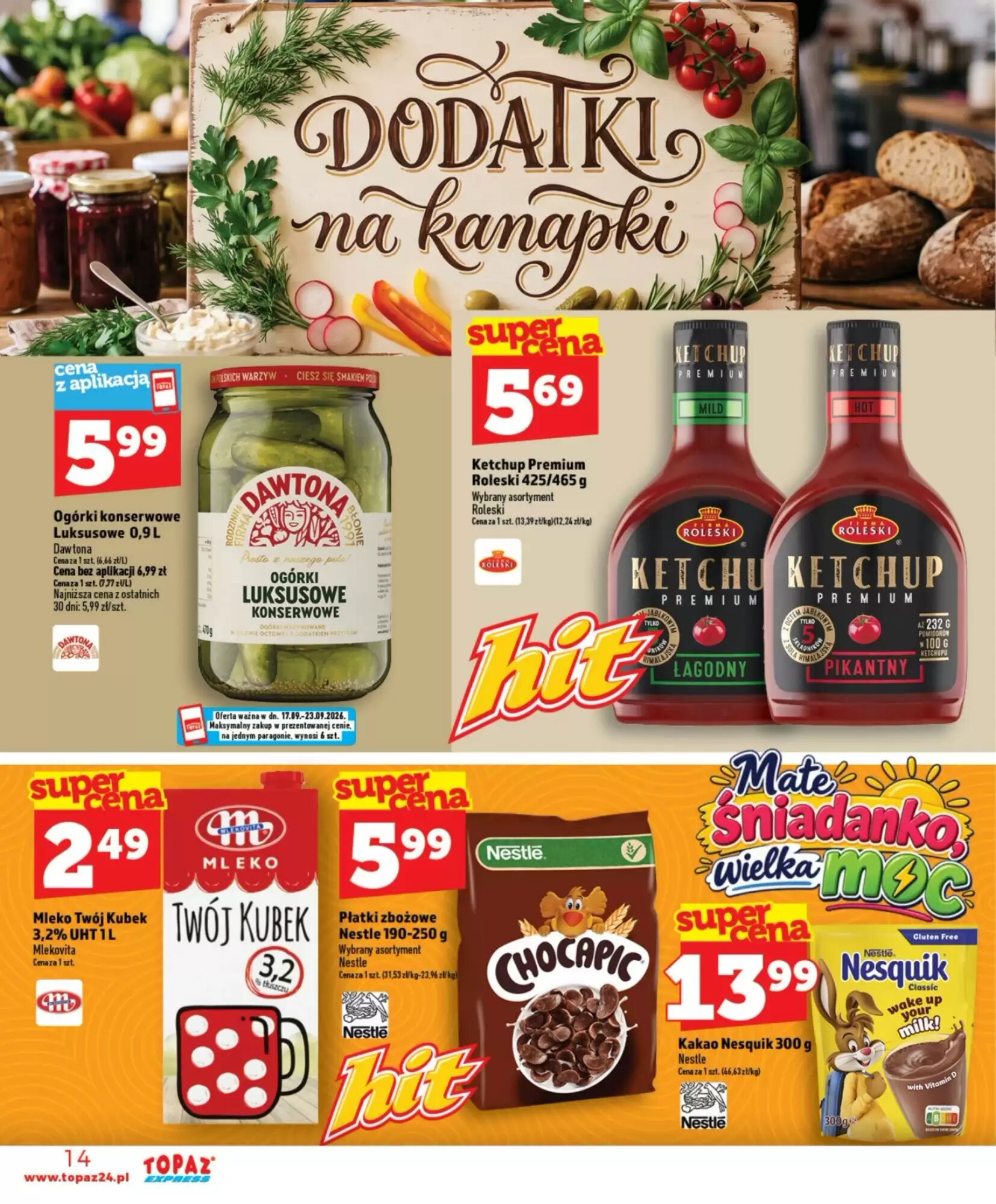 Gazetka promocyjna Topaz Express  ważna od 17.09.2026 - Strona 14.