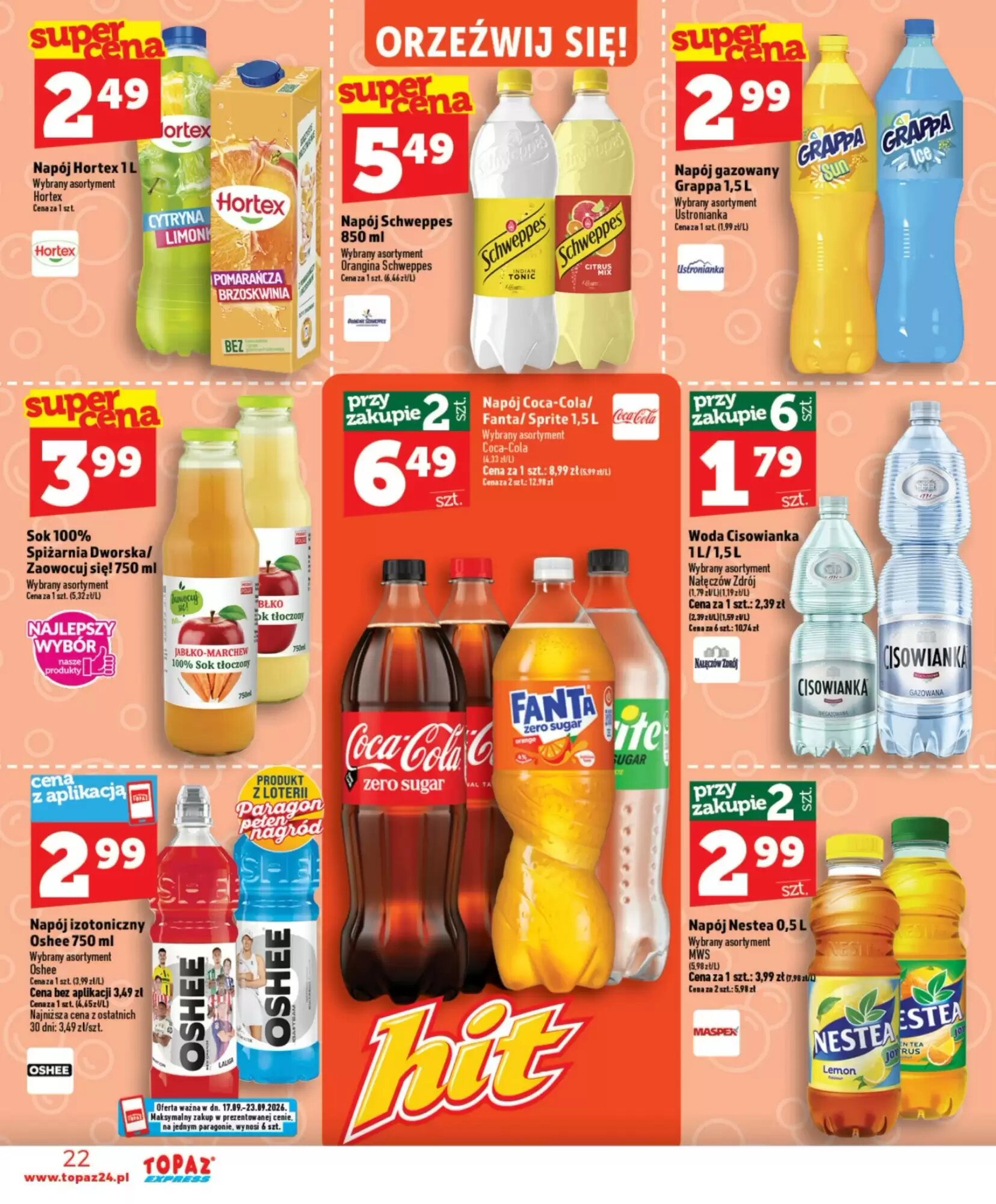 Gazetka promocyjna Topaz Express  ważna od 17.09.2026 - Strona 22.