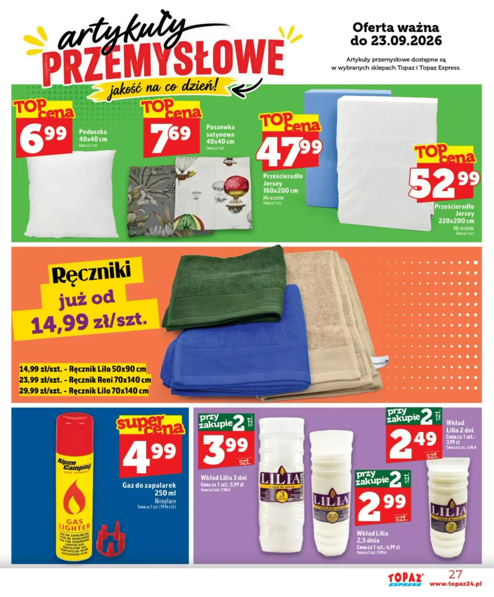 Gazetka promocyjna Topaz Express  ważna od 17.09.2026 - Strona 27.
