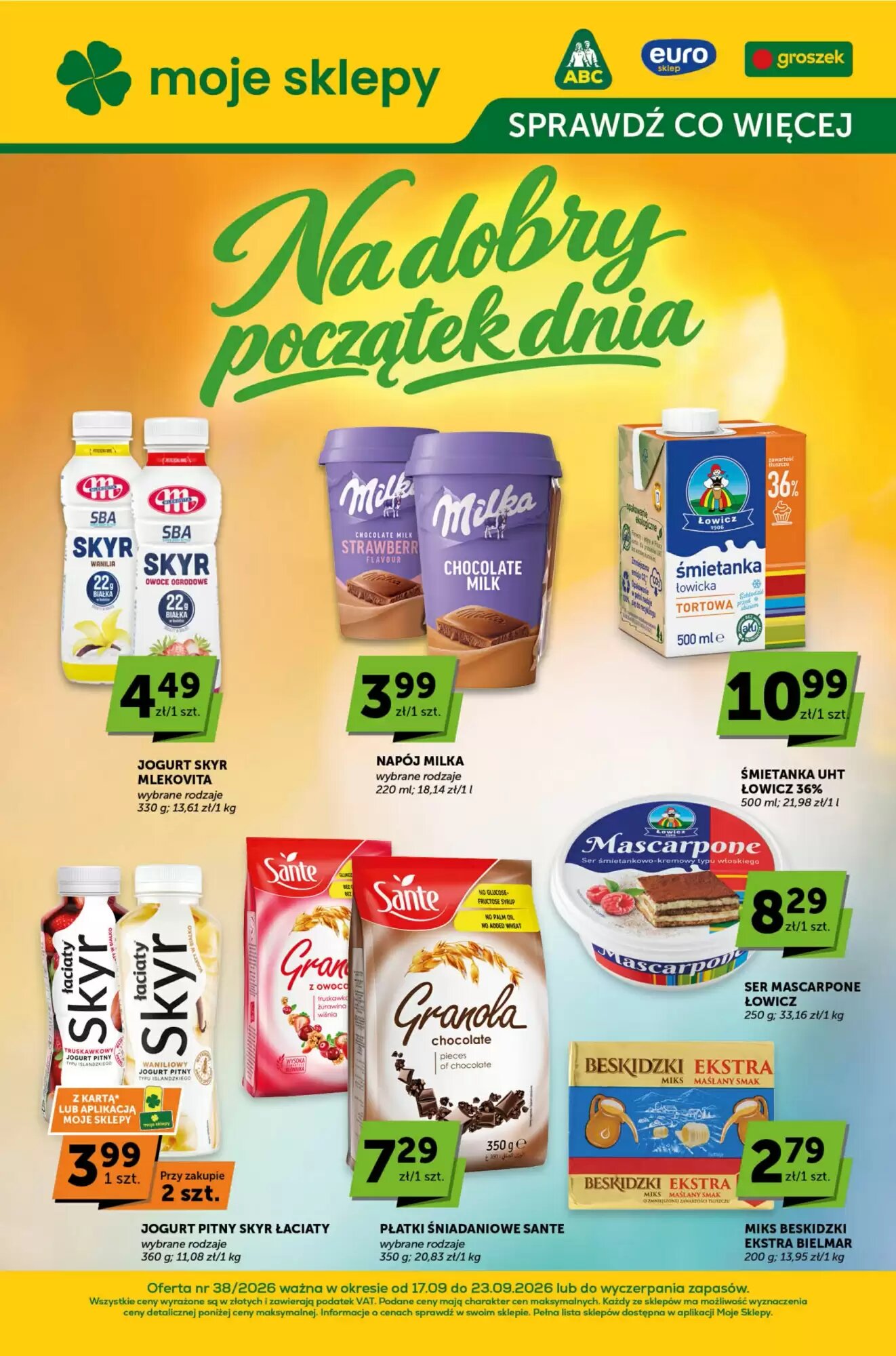 Gazetka promocyjna Groszek ważna od 17.09.2026 - Strona 1.