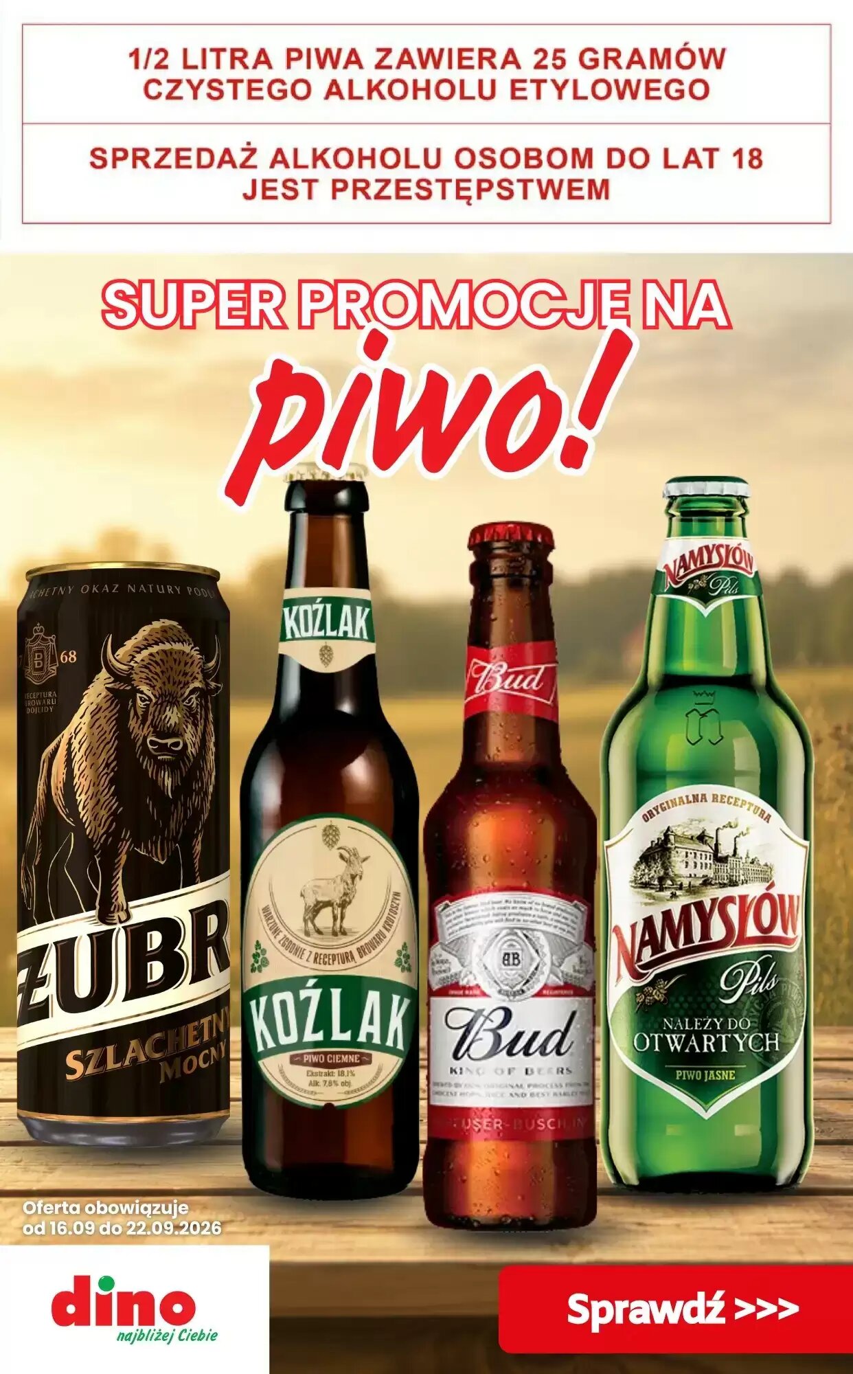 Gazetka promocyjna Dino  ważna od 17.09.2026 - Strona 1.