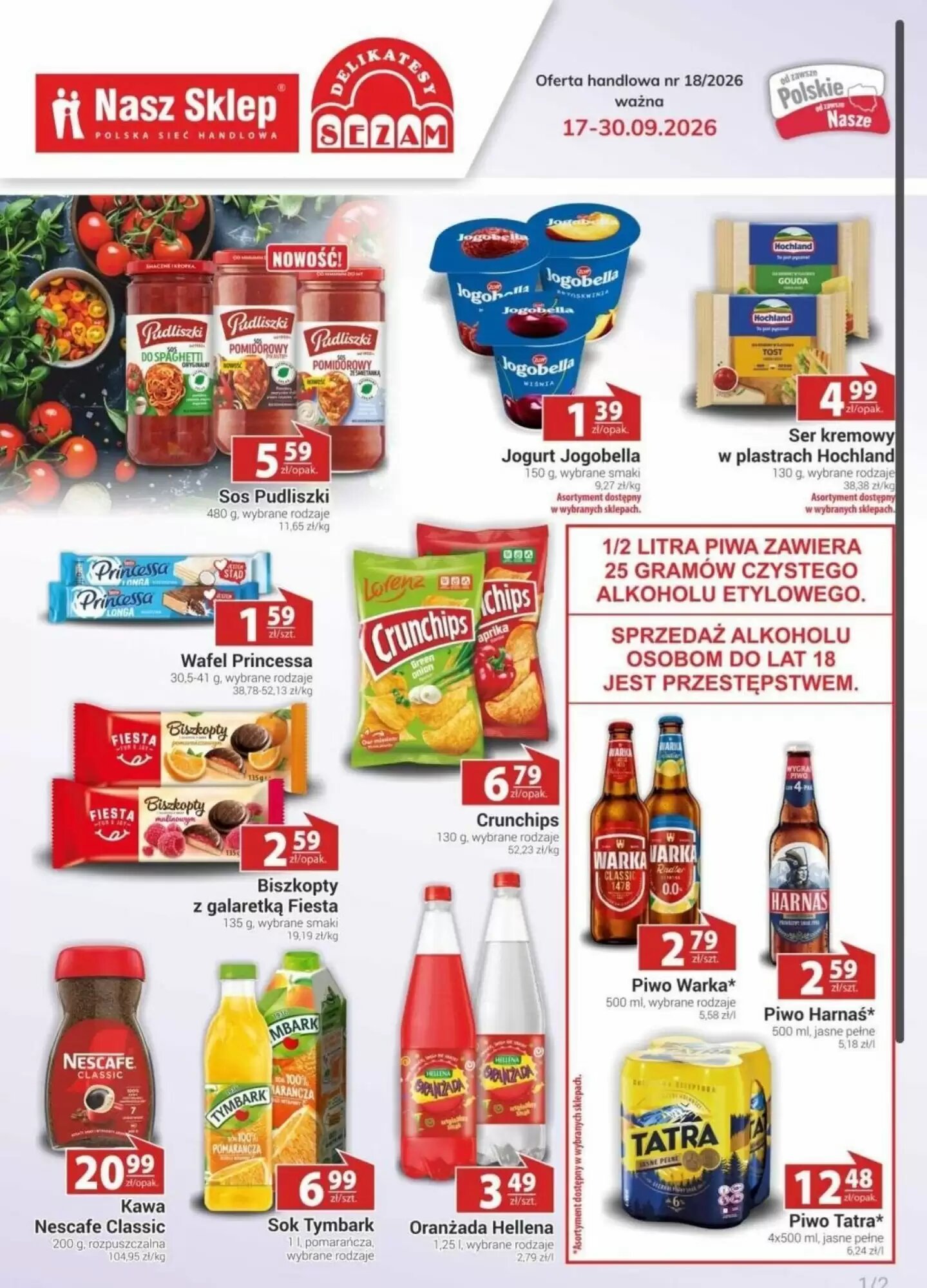 Gazetka promocyjna Delikatesy Sezam  ważna od 17.09.2026 - Strona 3.
