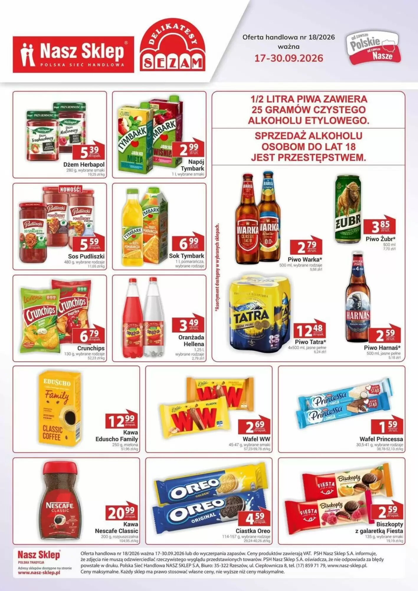 Gazetka promocyjna Delikatesy Sezam  ważna od 17.09.2026 - Strona 4.