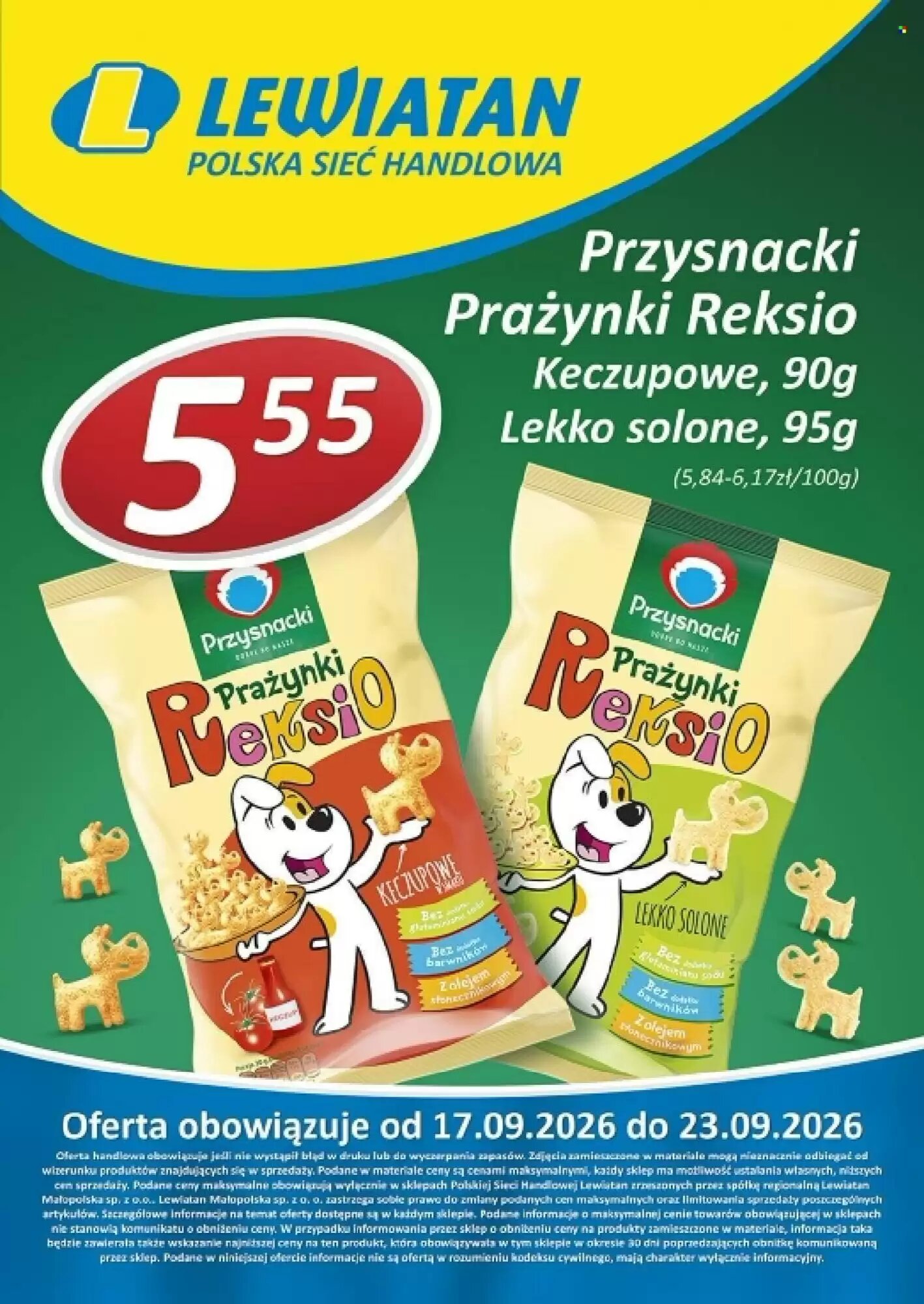 Gazetka promocyjna Lewiatan ważna od 17.09.2026 - Strona 1.