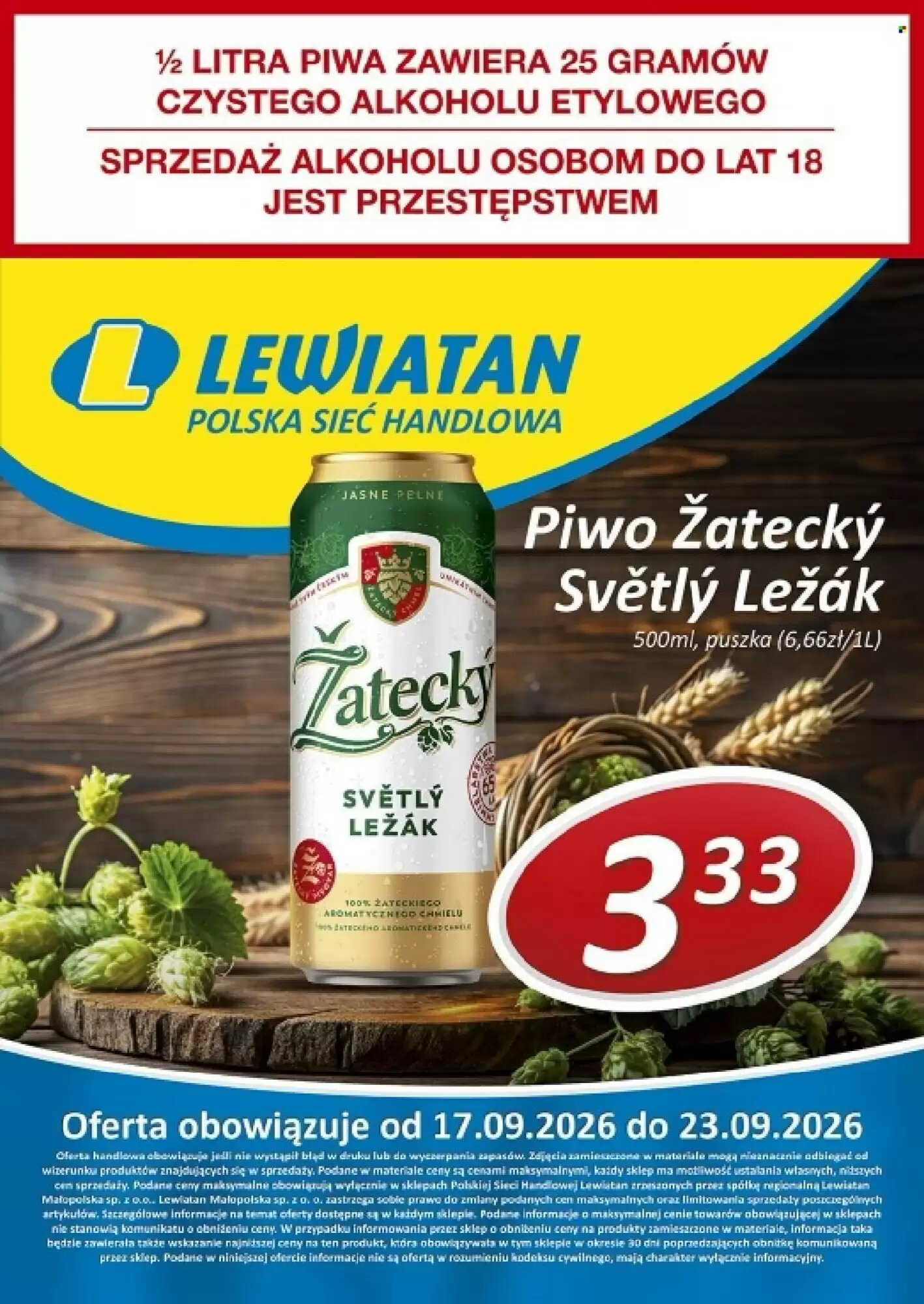Gazetka promocyjna Lewiatan  ważna od 17.09.2026 - Strona 3.