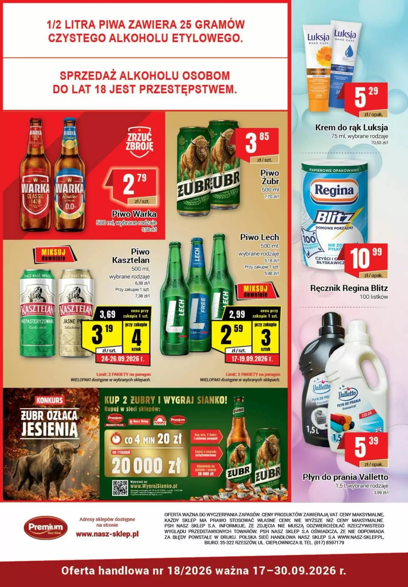 Gazetka promocyjna Premium Nasz Sklep  ważna od 17.09.2026 - Strona 6.