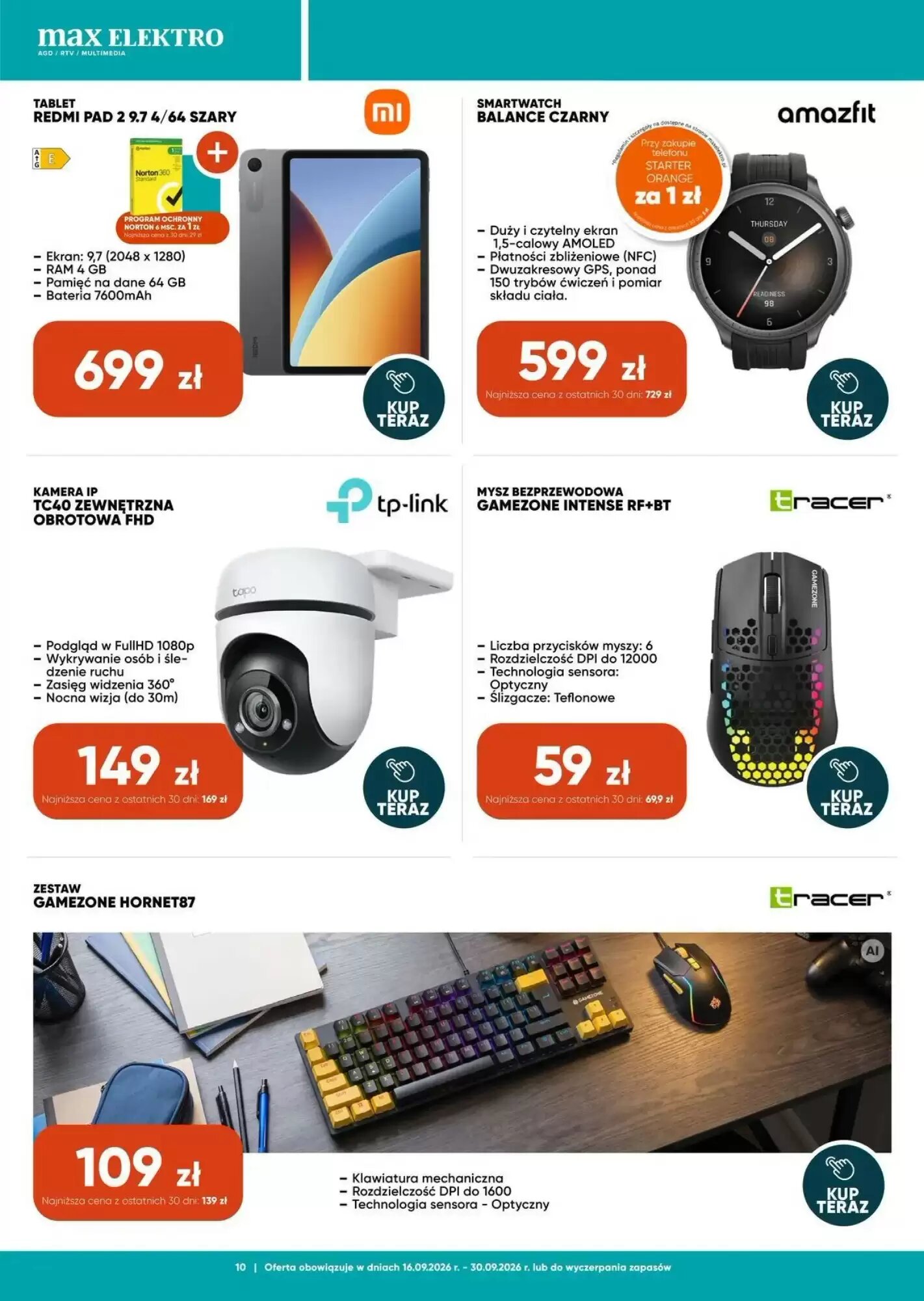 Gazetka promocyjna Max Elektro  ważna od 18.09.2026 - Strona 10.
