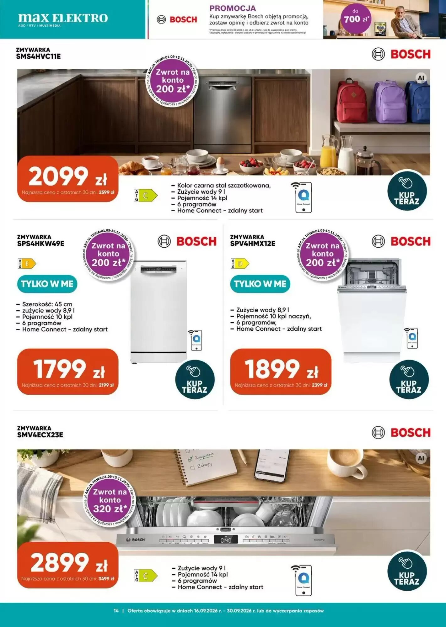 Gazetka promocyjna Max Elektro  ważna od 18.09.2026 - Strona 14.