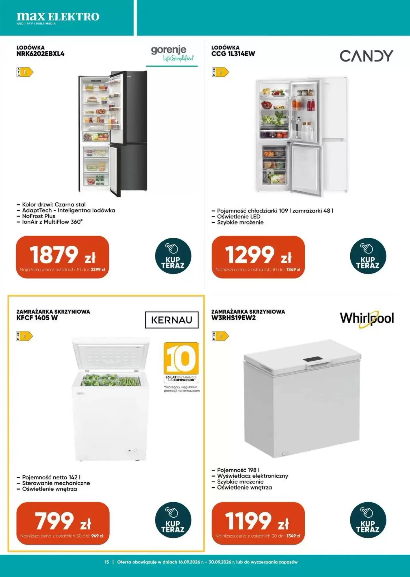 Gazetka promocyjna Max Elektro  ważna od 18.09.2026 - Strona 15.