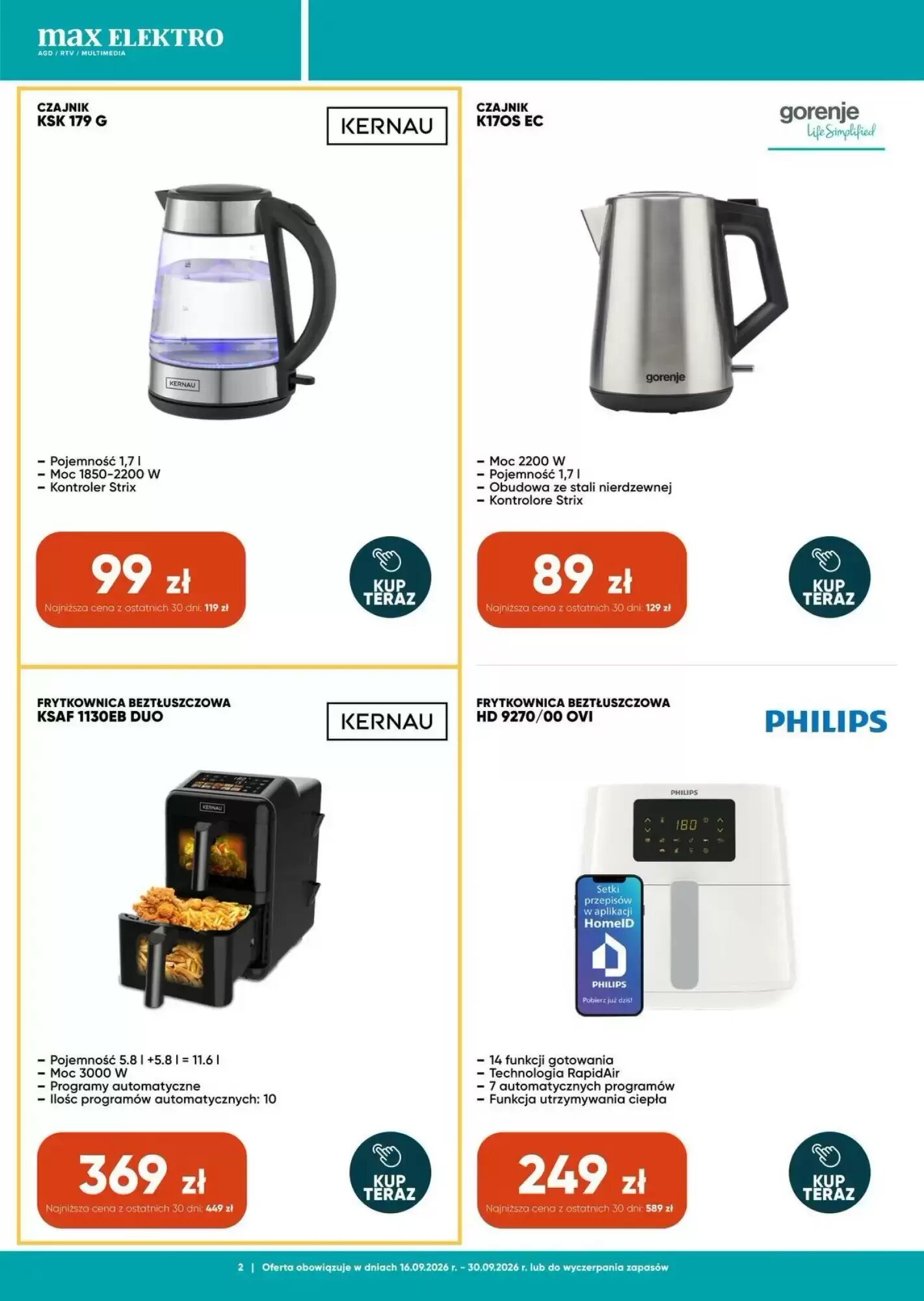Gazetka promocyjna Max Elektro  ważna od 18.09.2026 - Strona 2.
