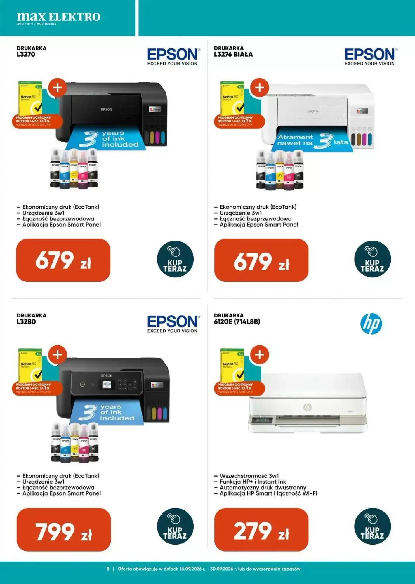Gazetka promocyjna Max Elektro  ważna od 18.09.2026 - Strona 8.
