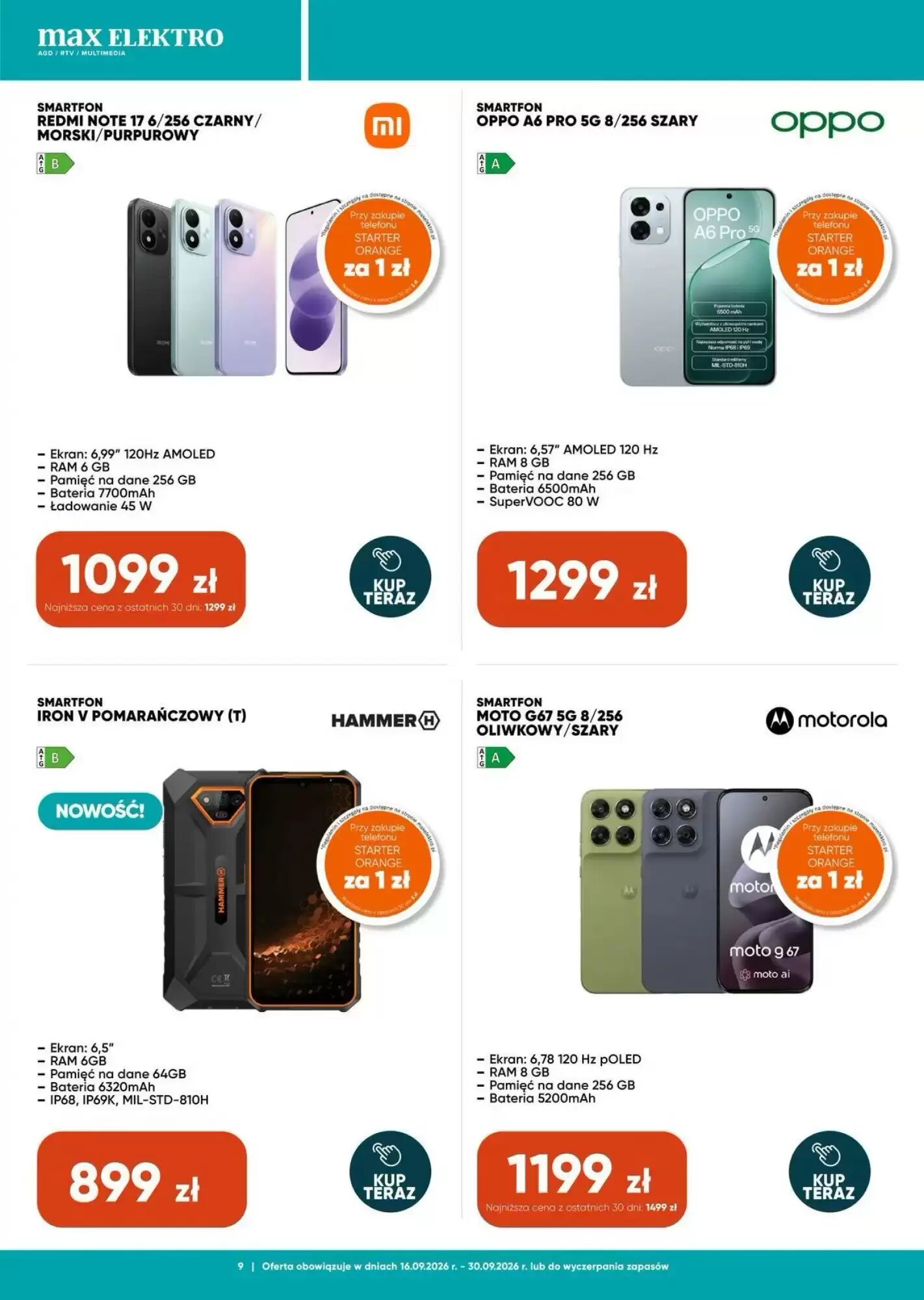 Gazetka promocyjna Max Elektro  ważna od 18.09.2026 - Strona 9.