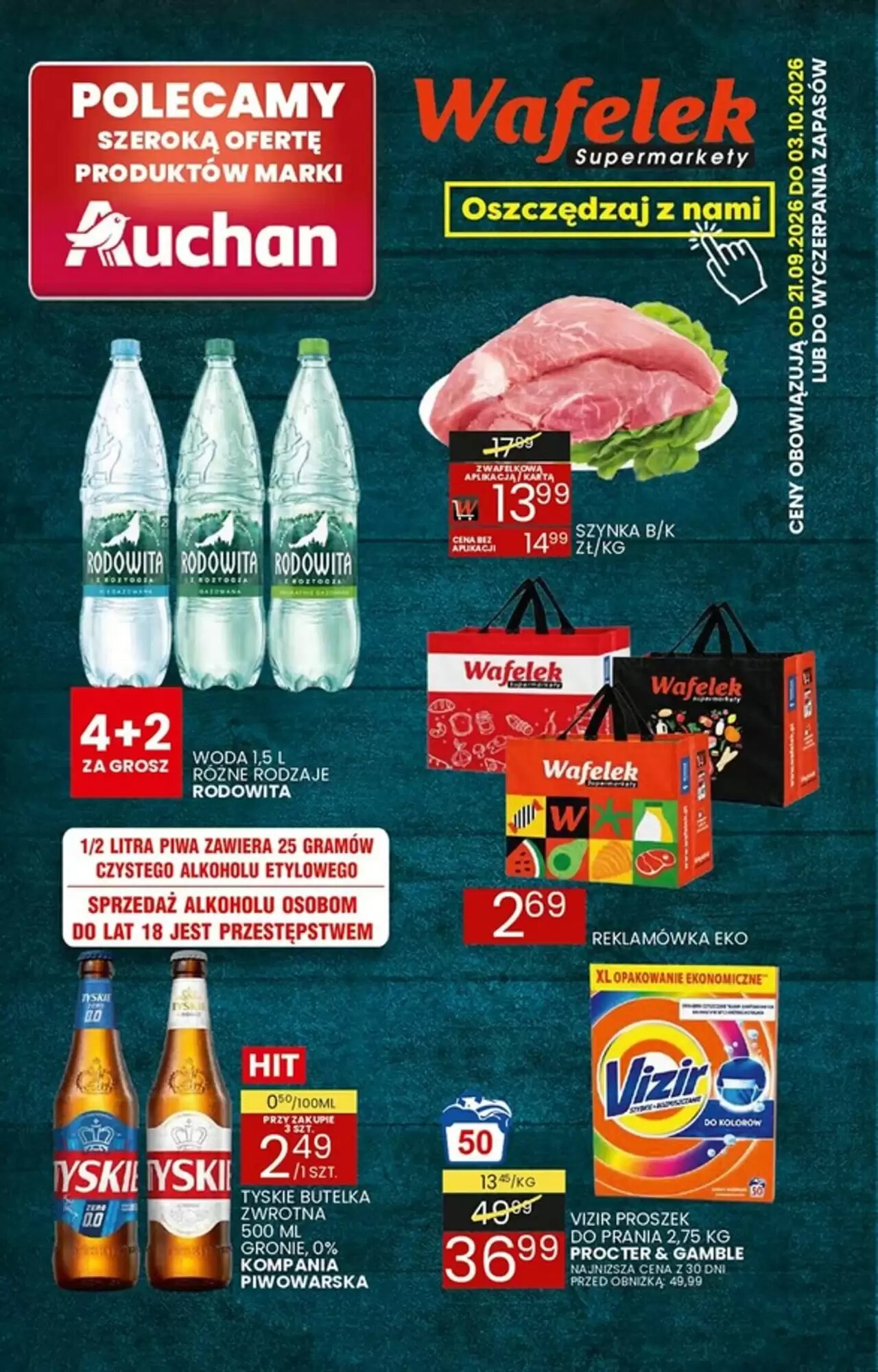 Gazetka promocyjna Wafelek  ważna od 21.09.2026 - Strona 1.