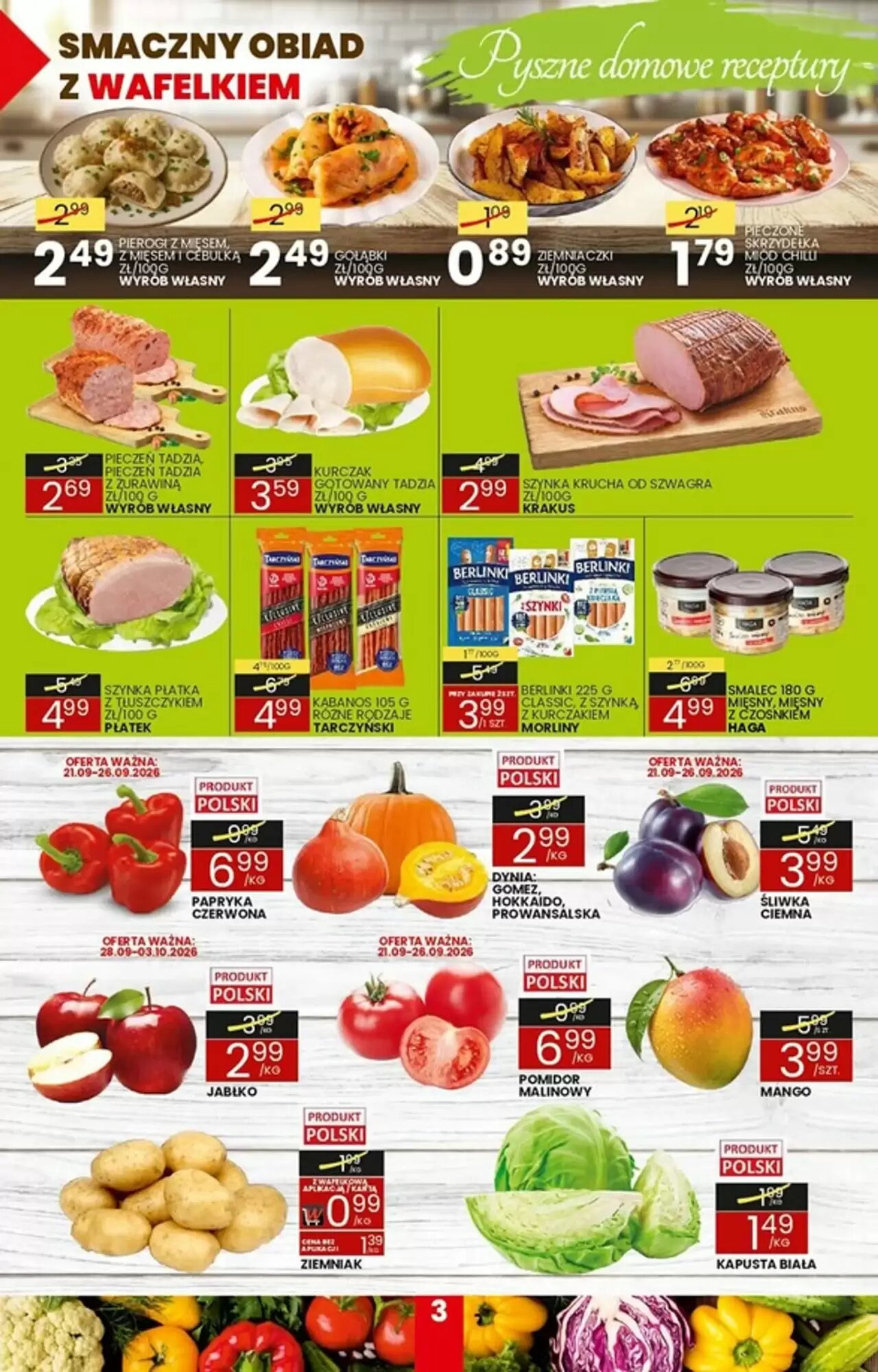 Gazetka promocyjna Wafelek  ważna od 21.09.2026 - Strona 3.