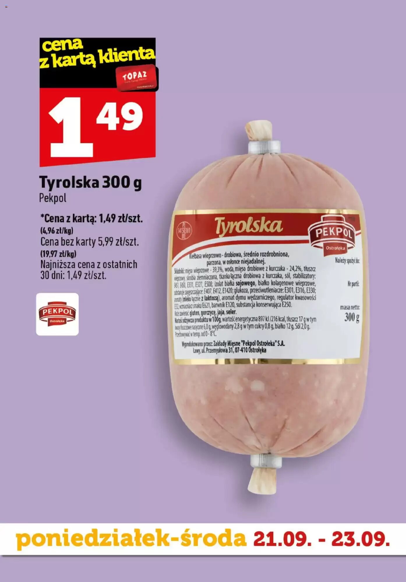 Gazetka promocyjna Topaz  ważna od 21.09.2026 - Strona 7.
