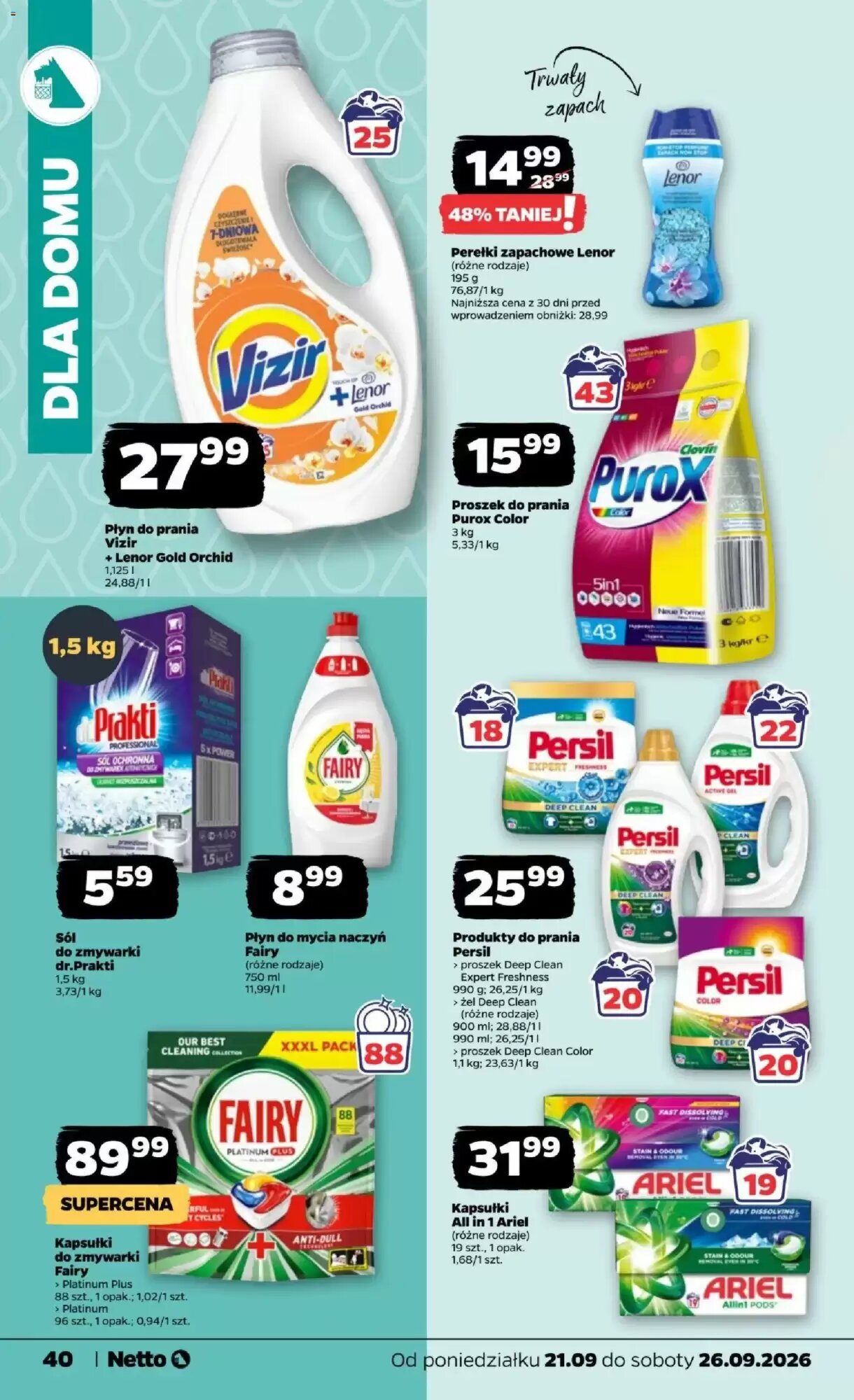 Gazetka promocyjna Netto  ważna od 21.09.2026 - Strona 40.