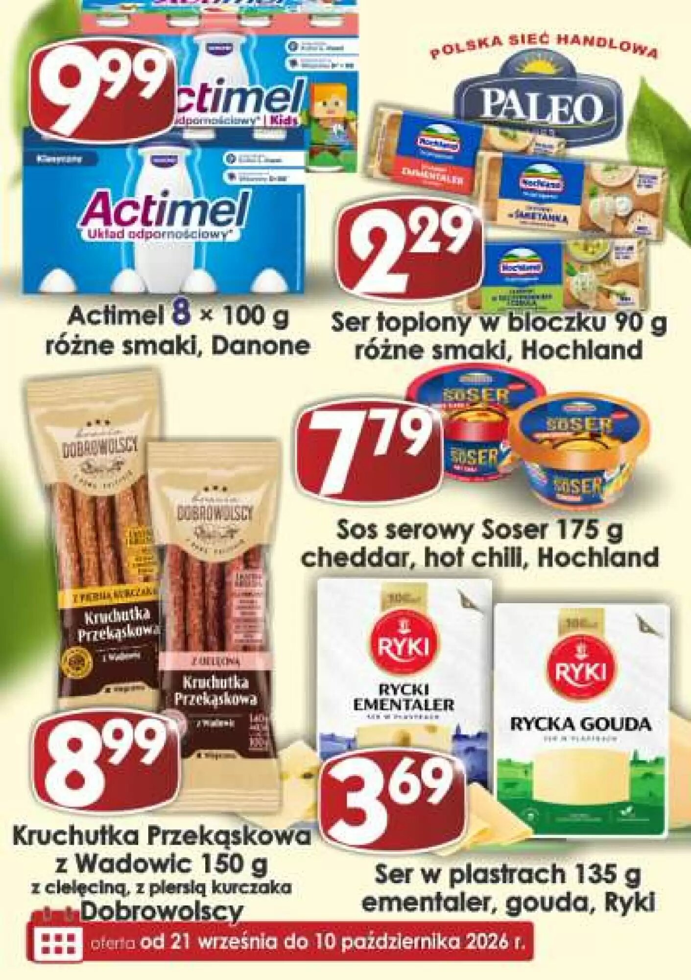 Gazetka promocyjna Delikatesy Paleo ważna od 21.09.2026 - Strona 1.
