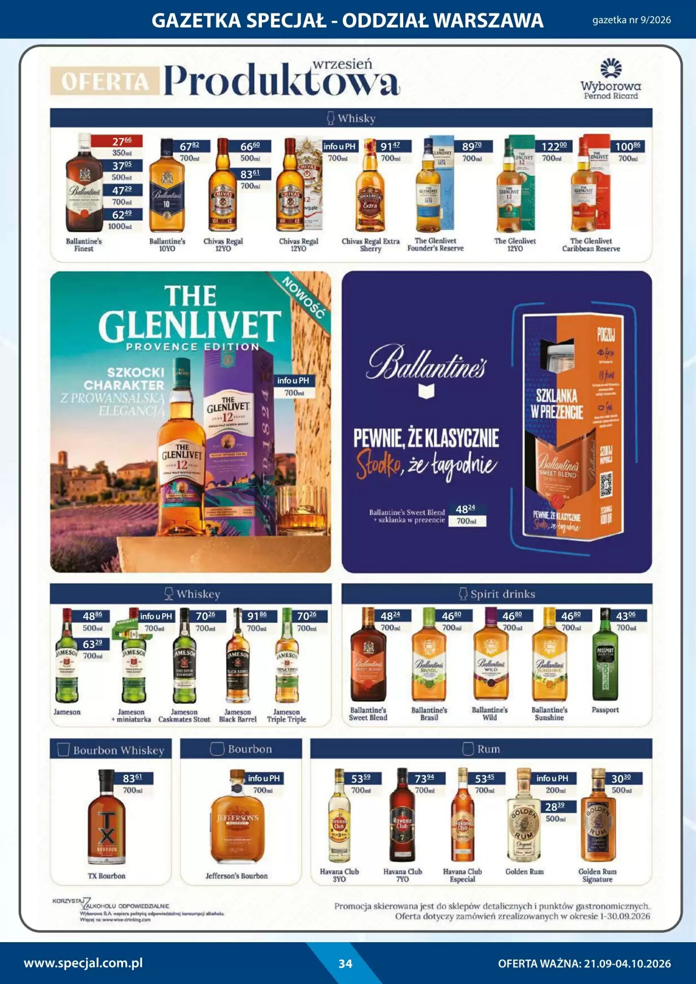 Gazetka promocyjna Specjał  ważna od 21.09.2026 - Strona 34.