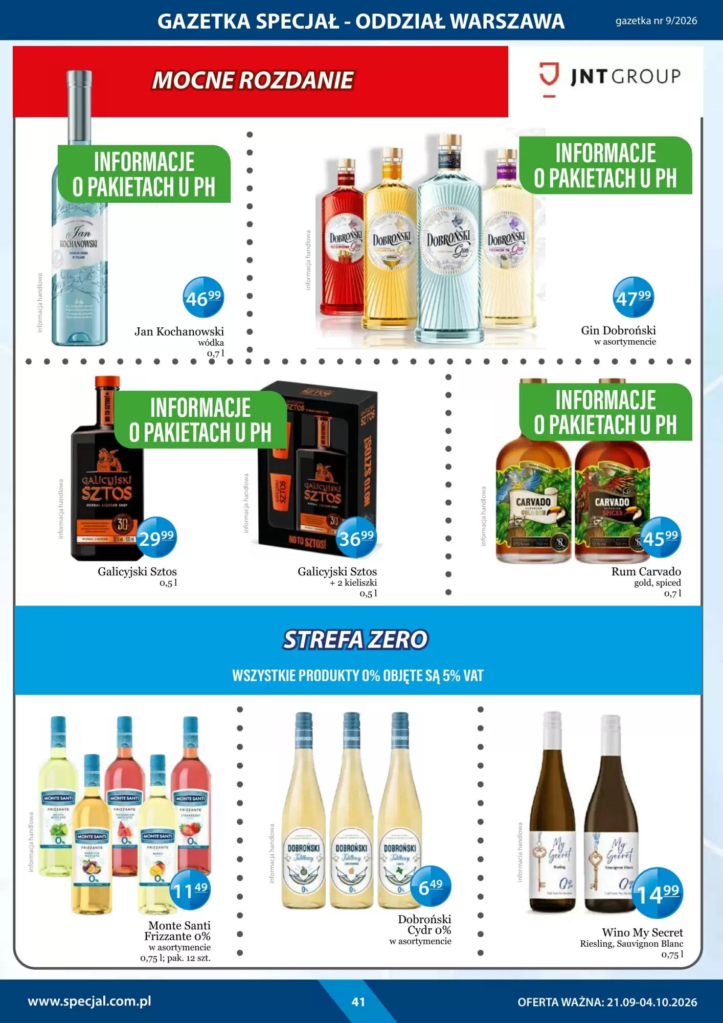 Gazetka promocyjna Specjał  ważna od 21.09.2026 - Strona 41.